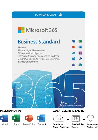Microsoft Officeprogramm »M365 Business Standard (original)« kaufen