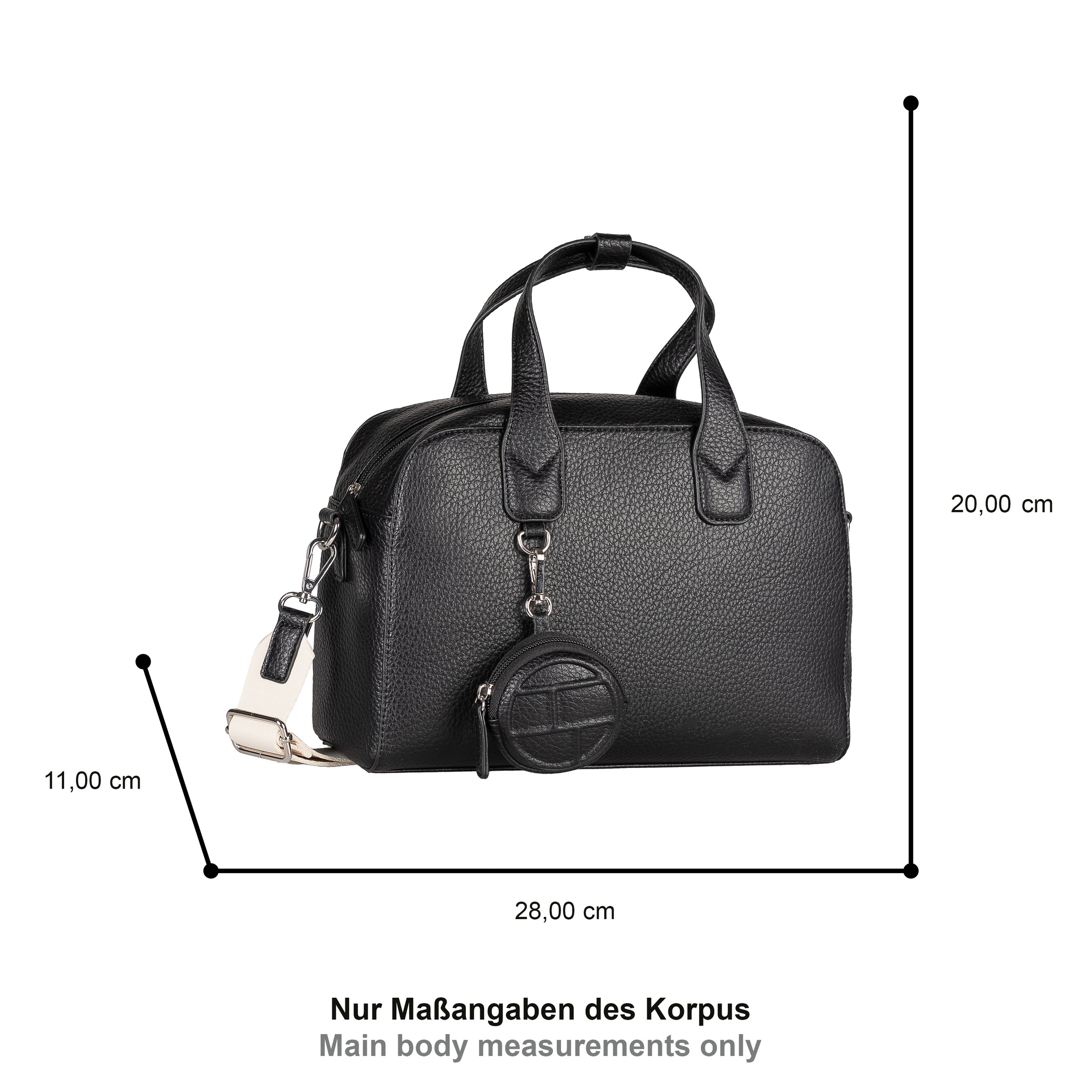 TOM TAILOR Bowlingtasche "Rima" elegante Formen treffen auf sportiven Schul günstig online kaufen