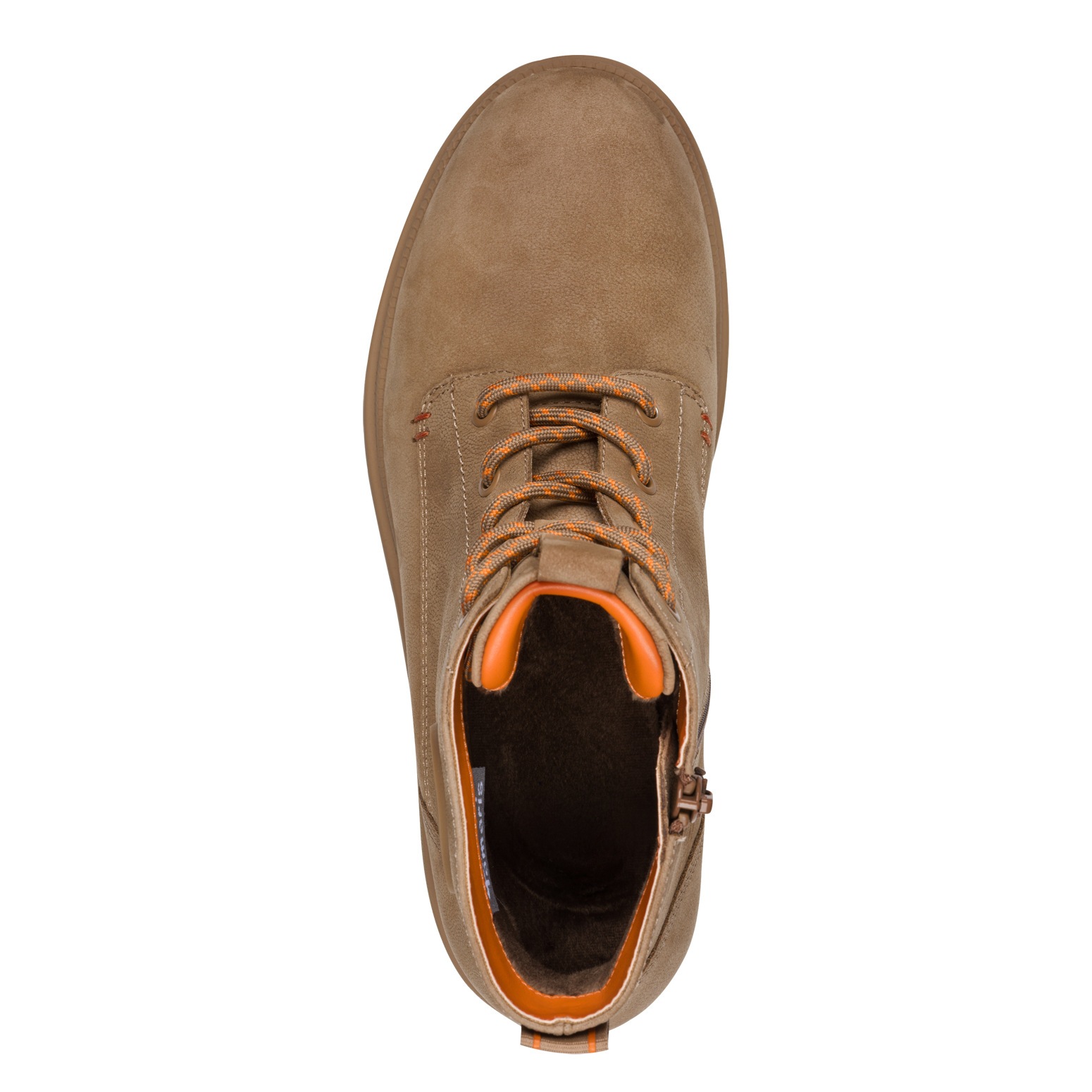 Tamaris Schnürboots, Blockabsatz, Schnürstiefelette mit schönem Logo-Emblem