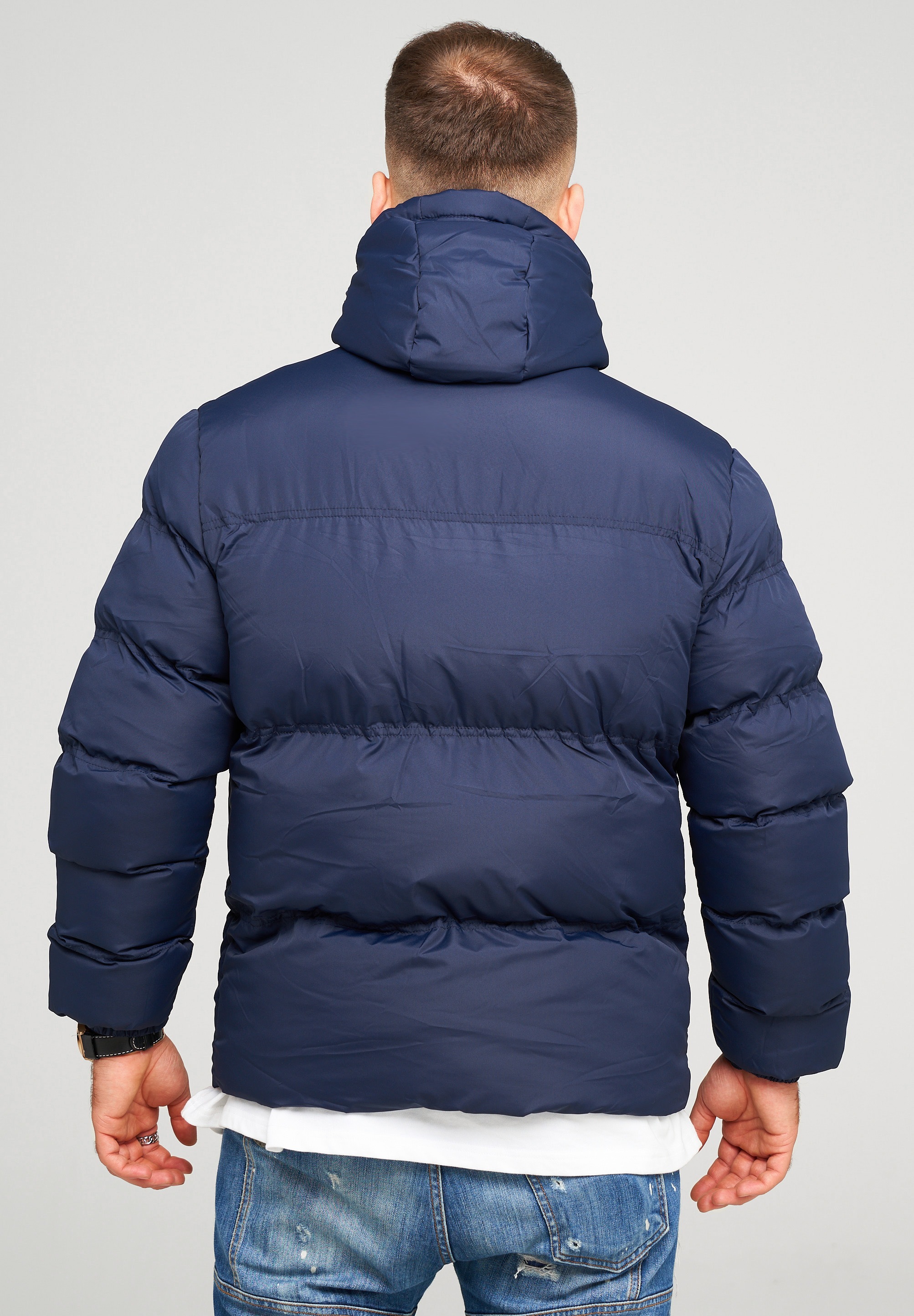behype Steppjacke »BHROLLIN-PANEL«, mit Kapuze