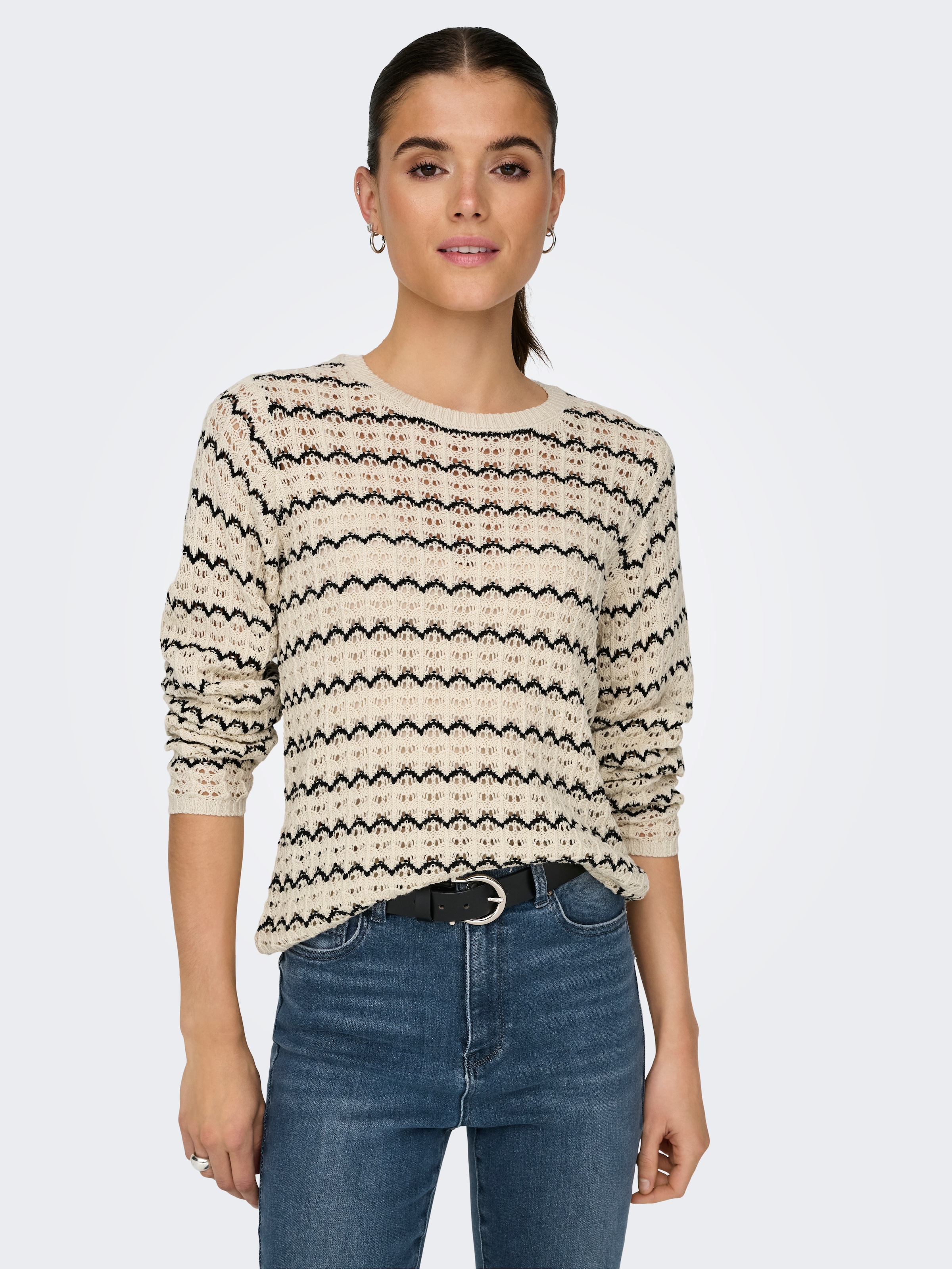 ONLY Megztinis »ONLASA LS STRUCTURE O-NECK ...