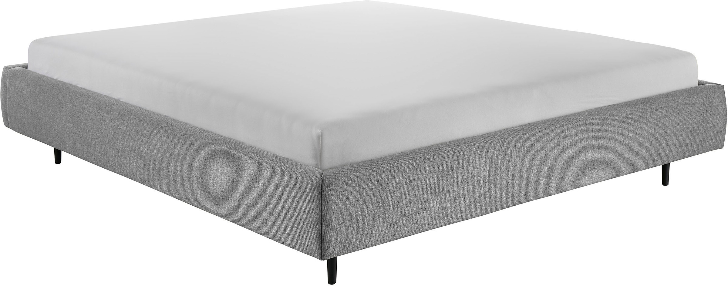 Home affaire Polsterbett »Lumira, rahmenhohes Design & wahweise Überlänge« inkl. 7-fache Einlegetiefenverstellung & saugroboterfreundliche Höhe