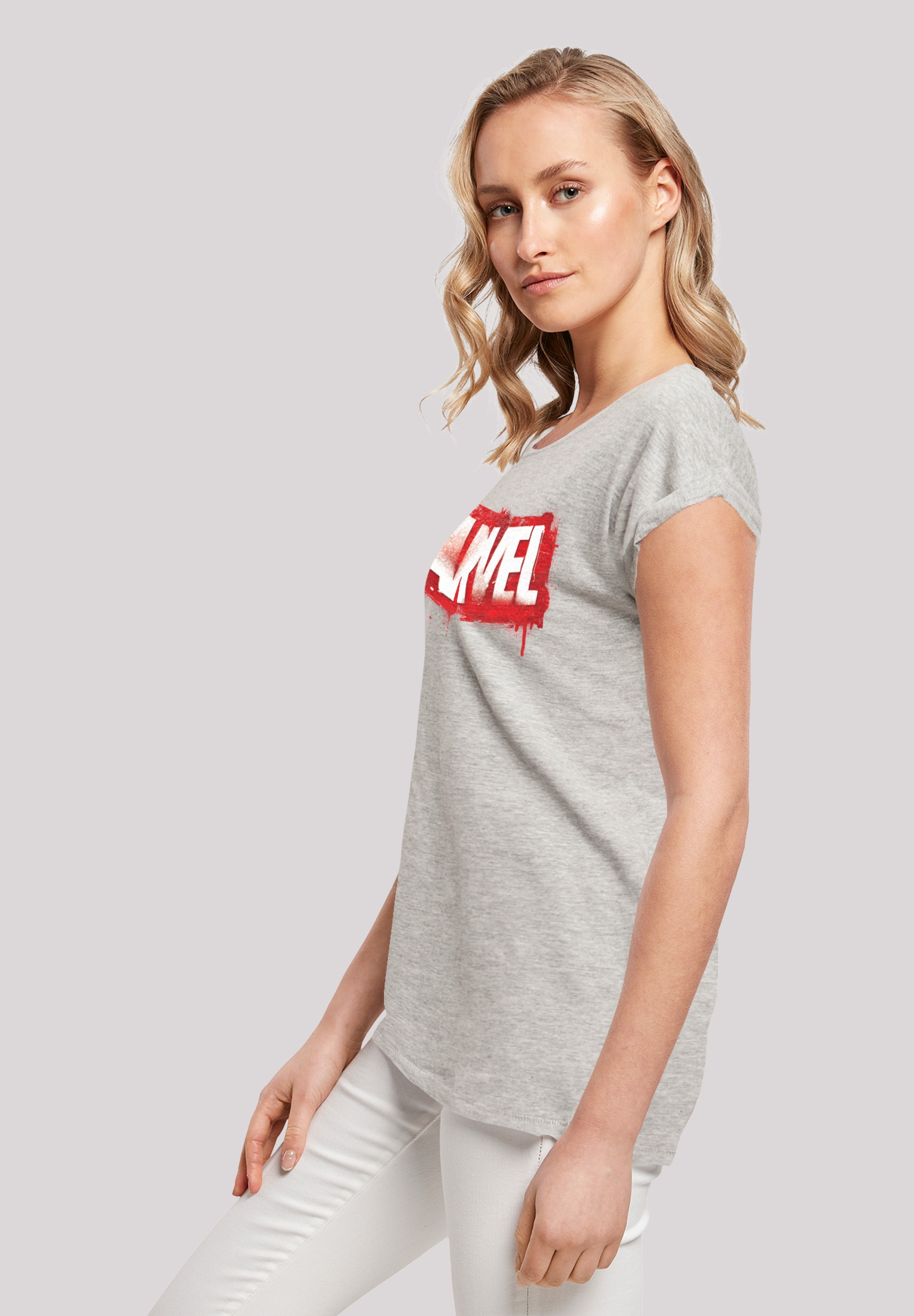 (1 Spray Ladies with BAUR Marvel »Damen Shoulder Tee«, Kurzarmshirt F4NT4STIC Logo Extended bestellen tlg.) |