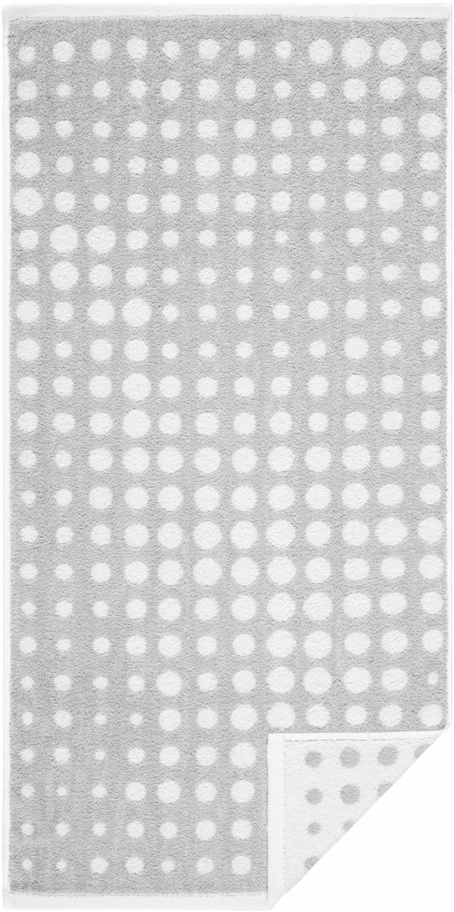 Egeria Badetuch "DOT", (1 St., Badetuch 70 x 140 cm), Double Face mit Punkten, reine Baumwolle