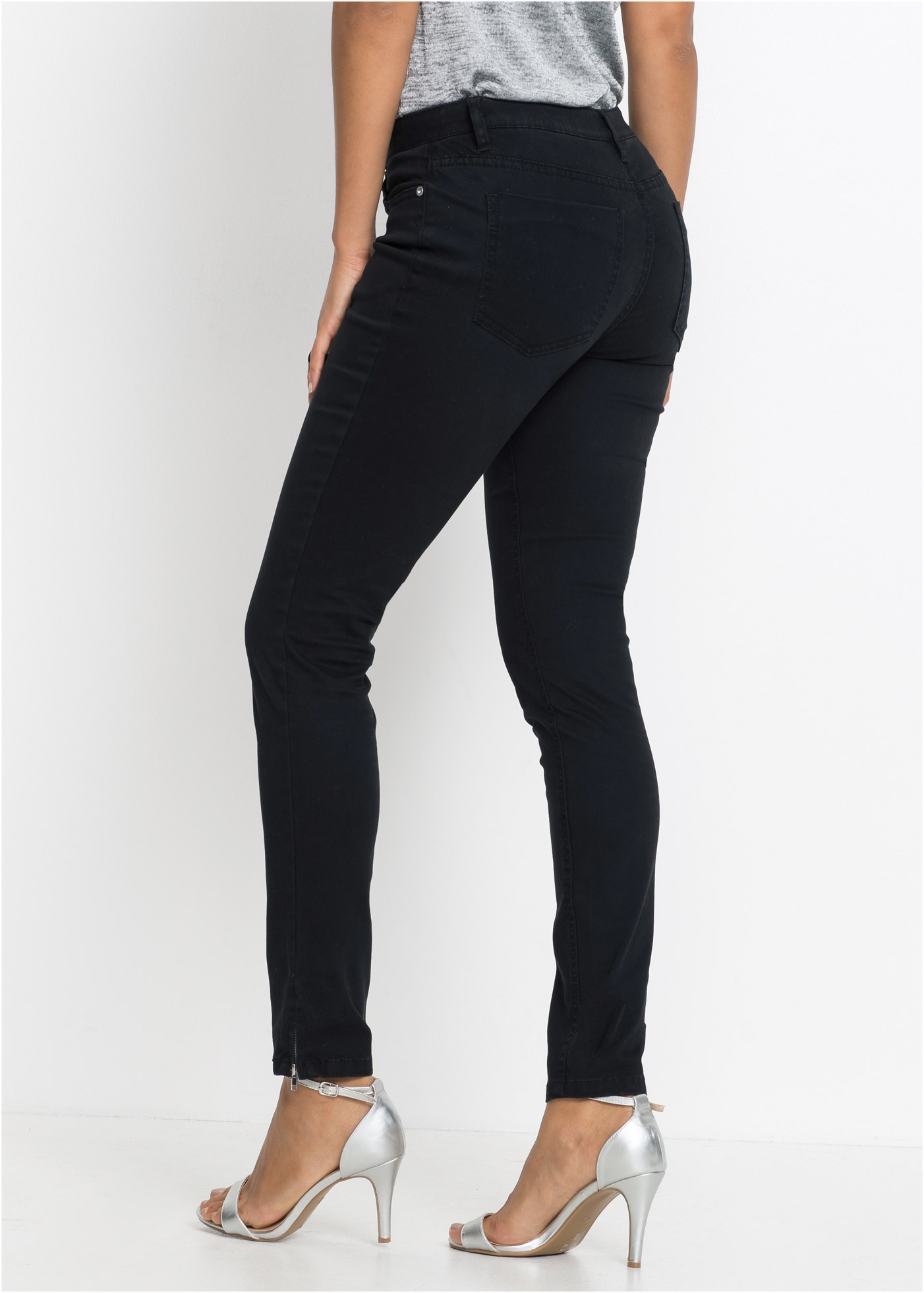 bonprix Skinny-fit-Jeans "Skinny-Jeans Mid Waist, cropped" Skinny-fit, Mid günstig online kaufen