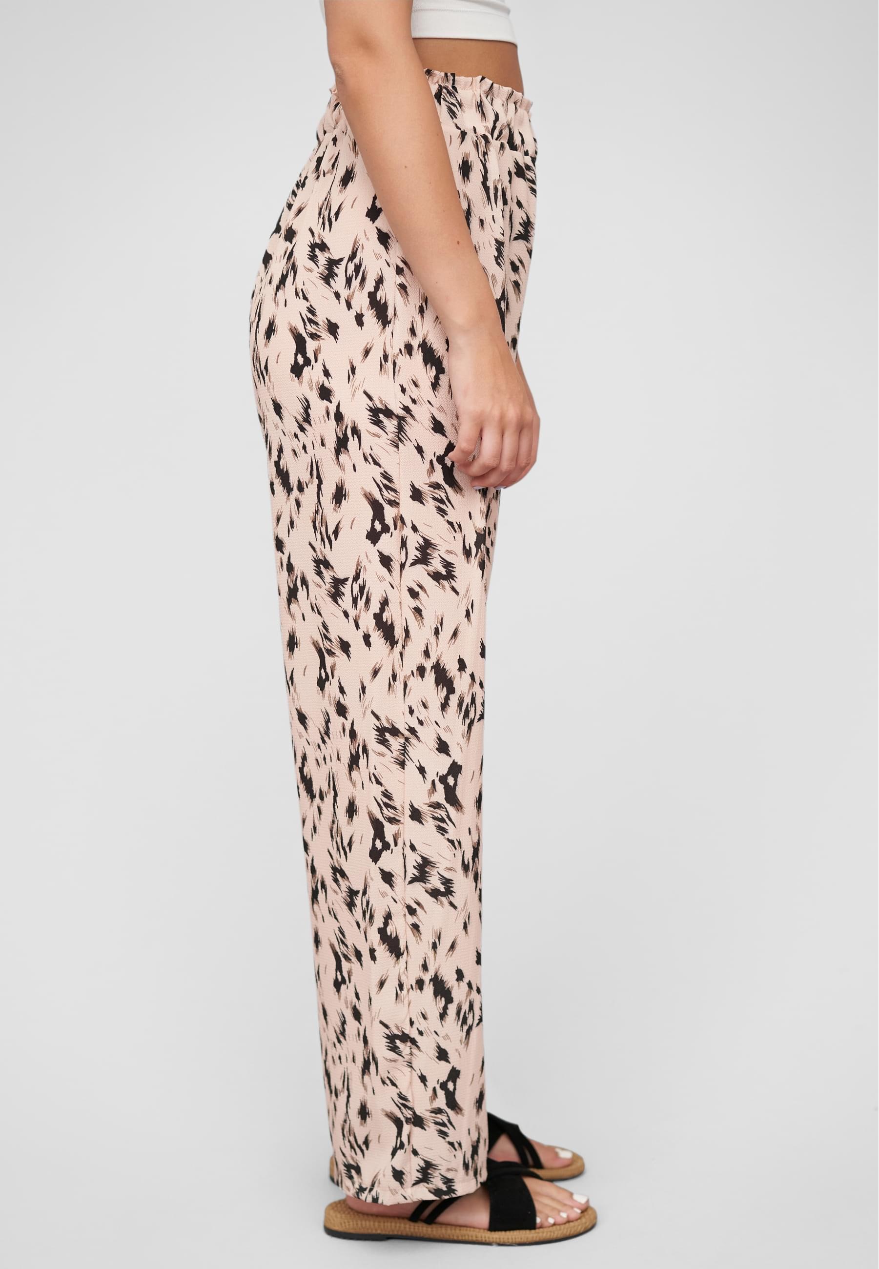 CLOUD 5IVE Stoffhose »CLOUD 5IVE Summer Crepe-Pants with animal print«, (1 tlg.)