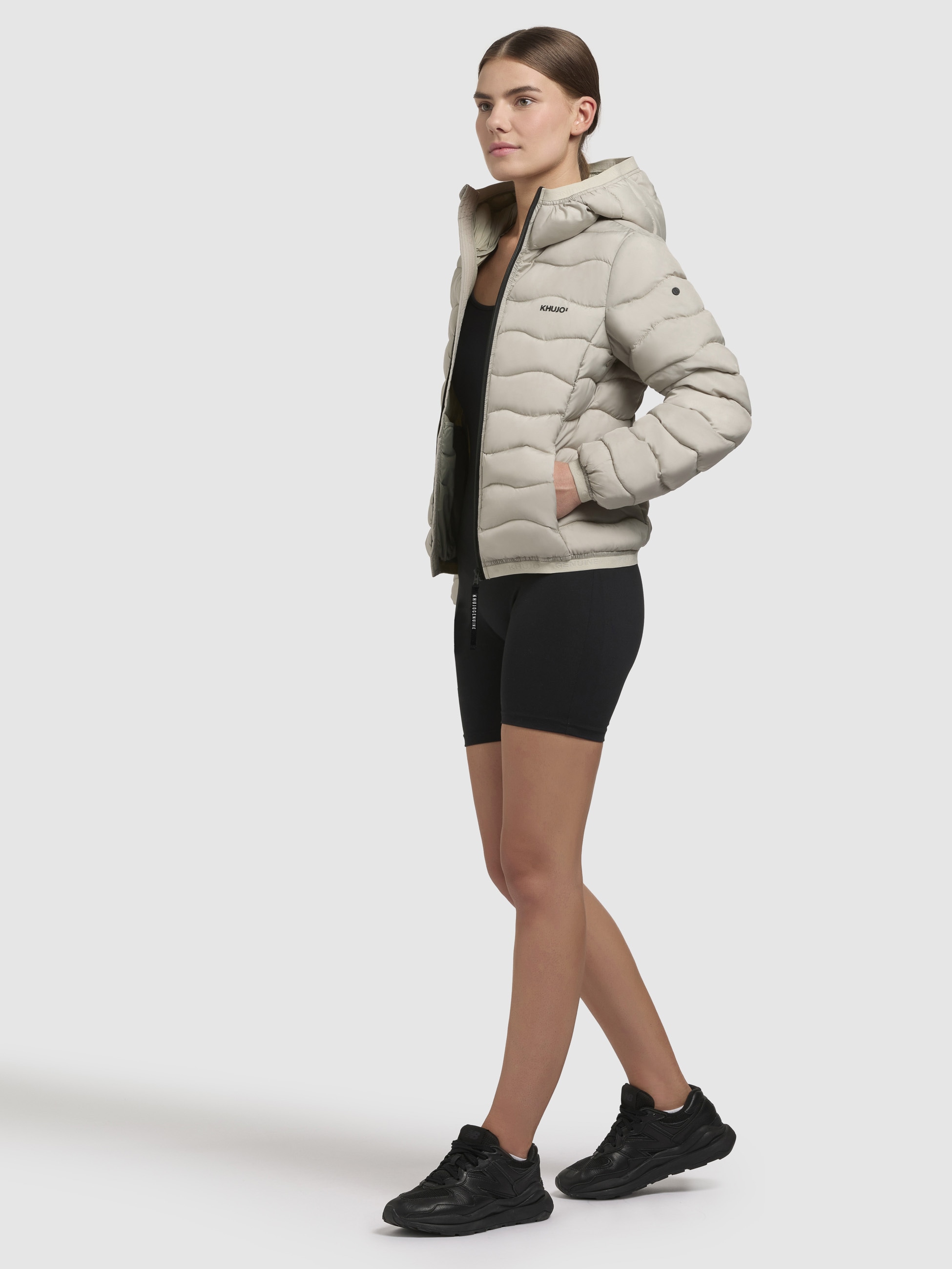 khujo Steppjacke »NARGO«, mit Kapuze