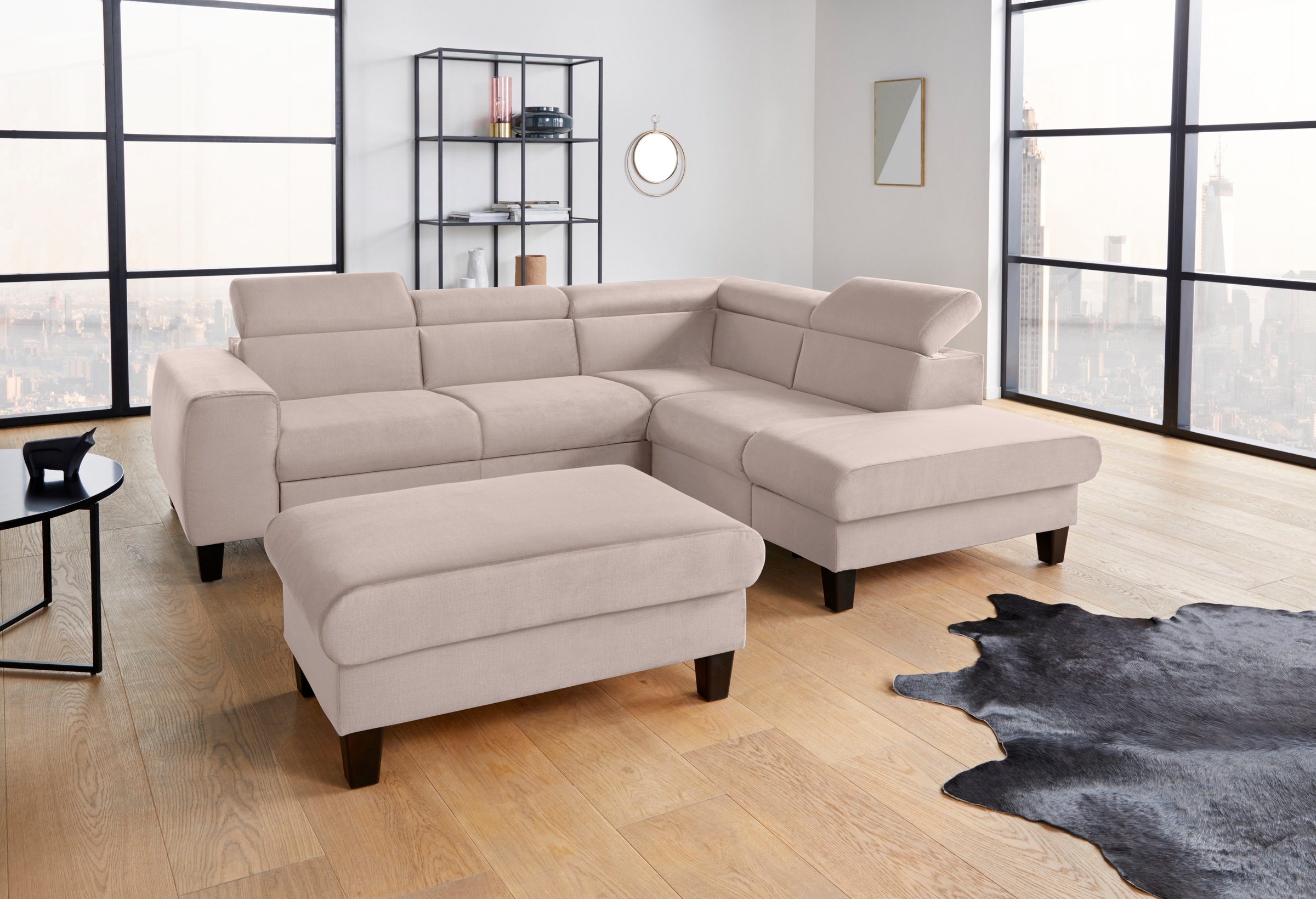 COTTA Polstergarnitur "Morven L-Form", (Set), Set bestehend aus: Ecksofa mi günstig online kaufen