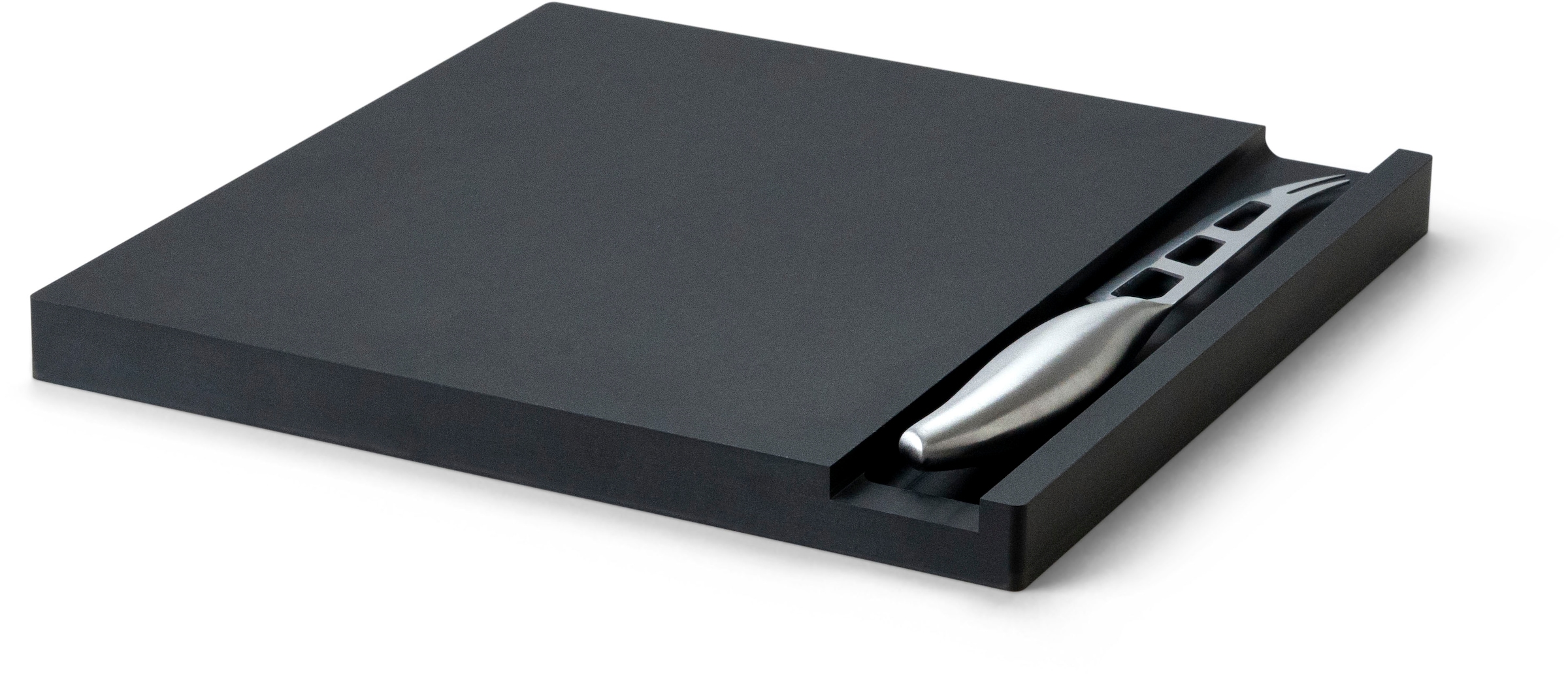 Continenta Käsebrett "mit Messer, Duracore schwarz" hochwertige Verarbeitun günstig online kaufen