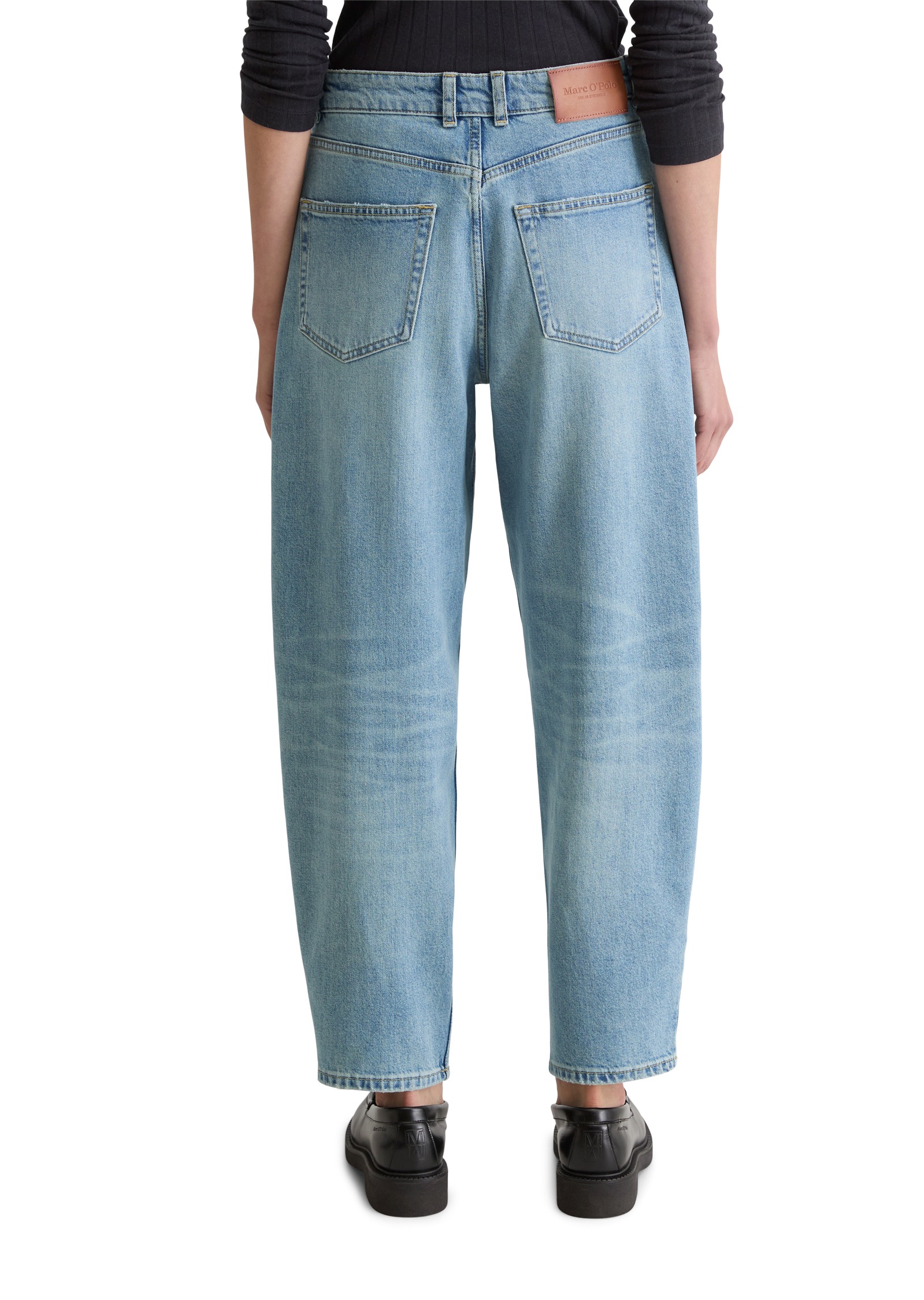 Marc OPolo 5-Pocket-Jeans barrel cropped, hohe Leibhöhe günstig online kaufen