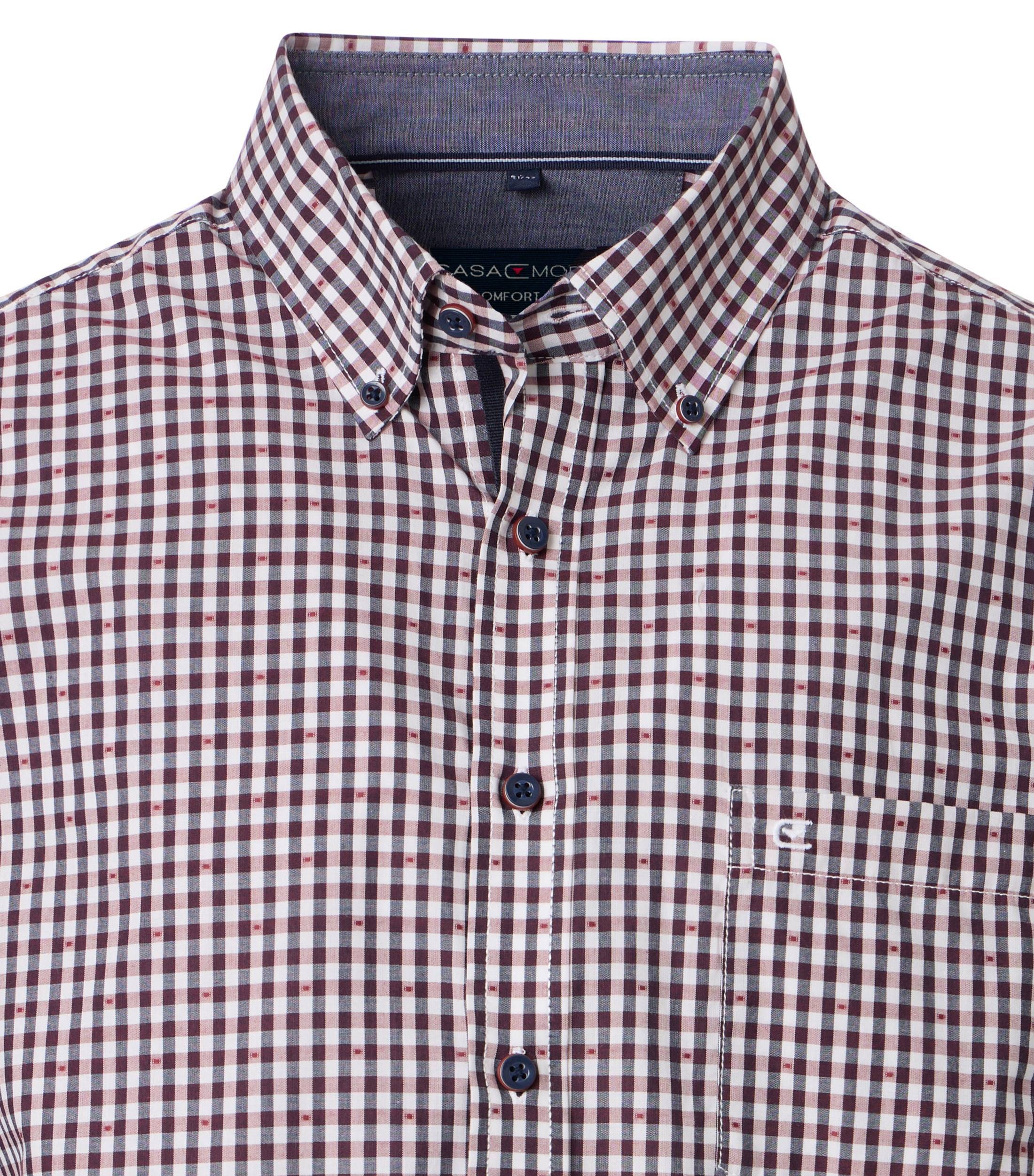 Thumbnail - CASAMODA Kurzarmhemd "CASAMODA Freizeithemd Kurzarm kariert"