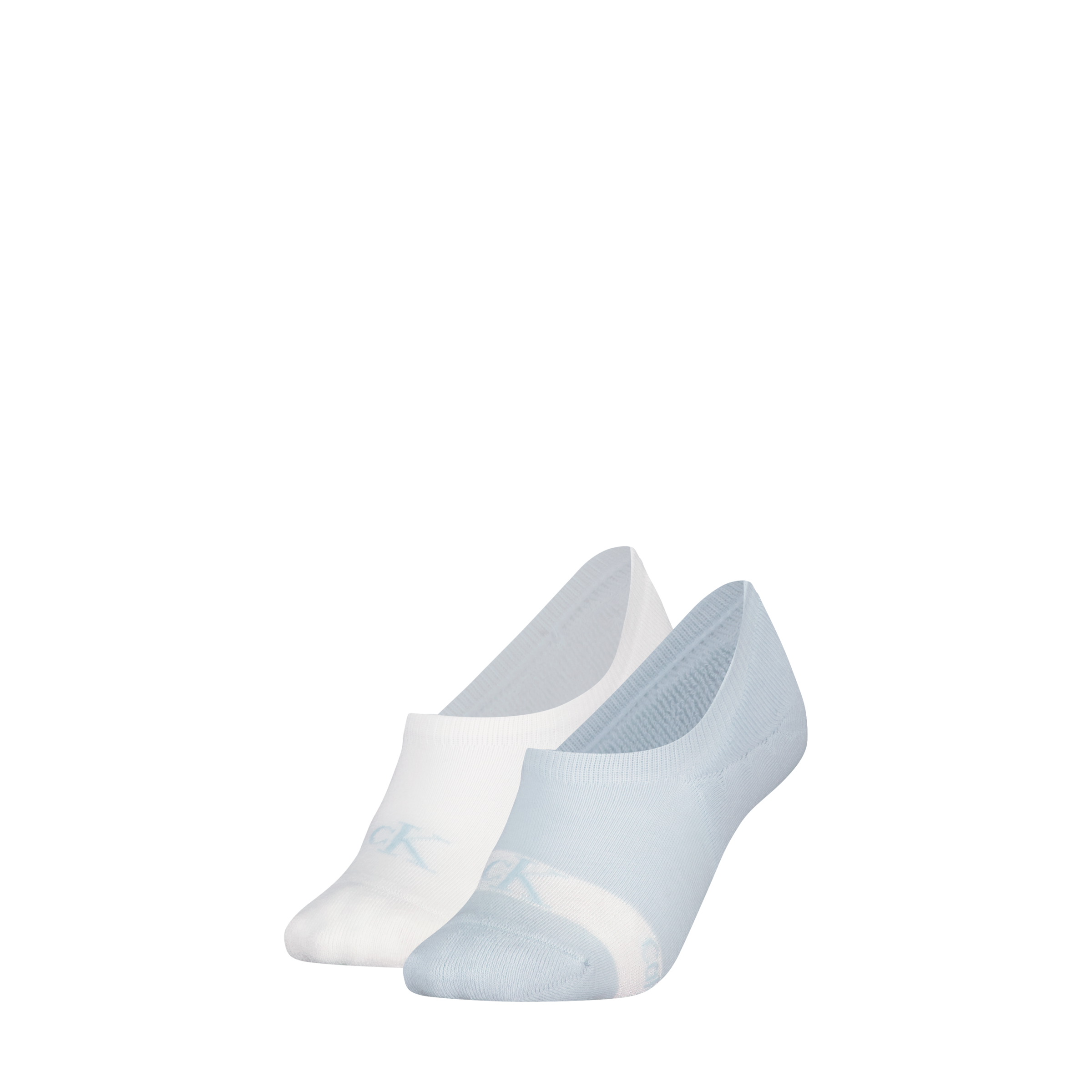 Calvin Klein Jeans Füßlinge "CKJ WOMEN HIGH CUT FOOTIE 2P GLOSSY", (2 Paar) günstig online kaufen