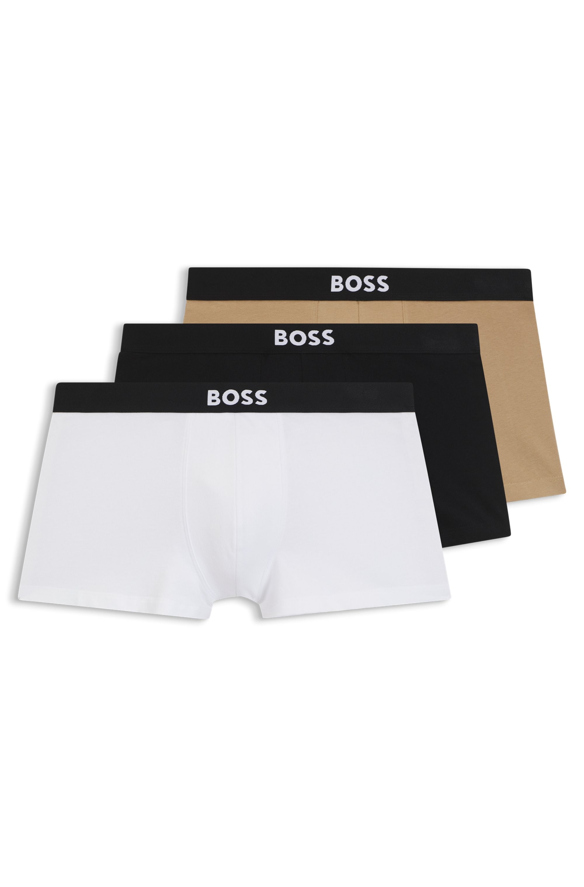 BOSS Trunk "3P Trunk BOSS ONE" mit unifarbenen Bund günstig online kaufen