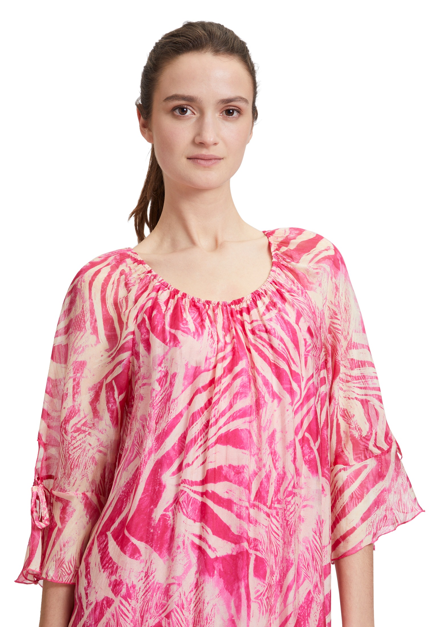 Cartoon Sommerkleid »Cartoon Damen Sommerkleid mit 3/4 Arm«, Material
