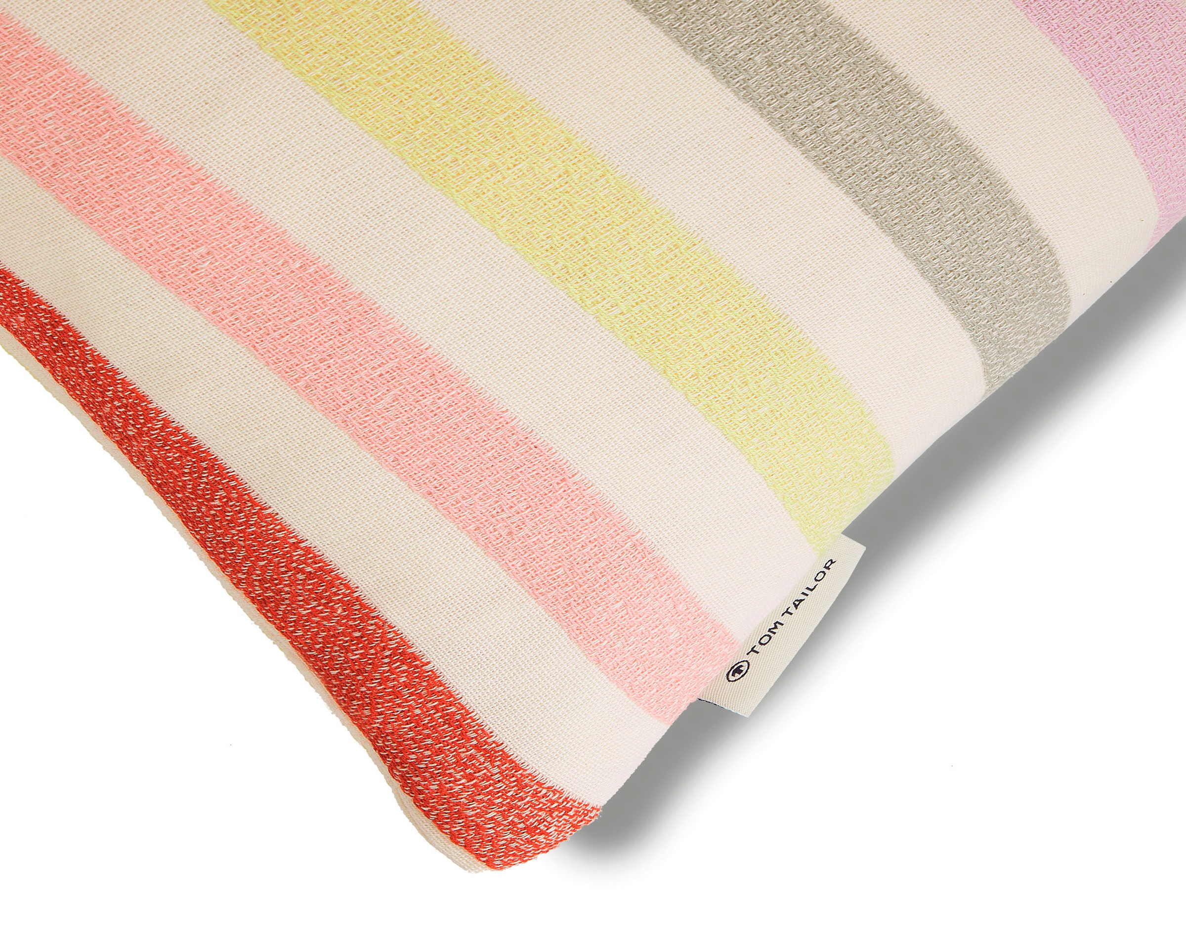 TOM TAILOR HOME Kissenbezüge »Pastel Stripe«, (1 St.), in frischen Farben