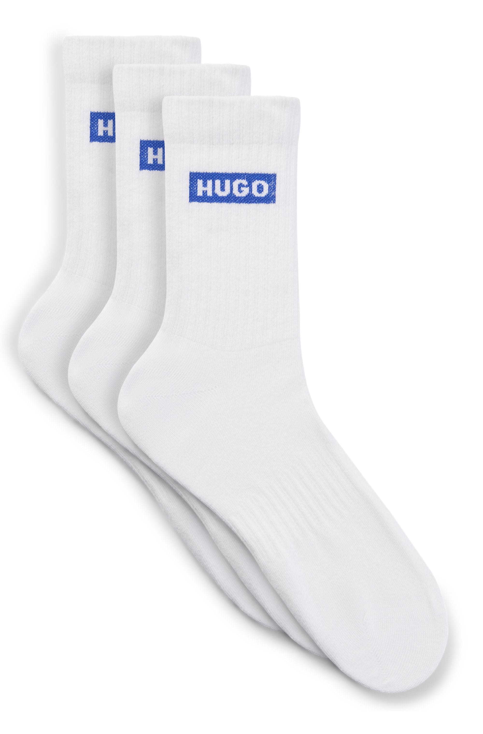 HUGO Underwear Socken "3P QS BLUE LOGO CC" 3 Paar tlg. Unisex Sportsocken günstig online kaufen