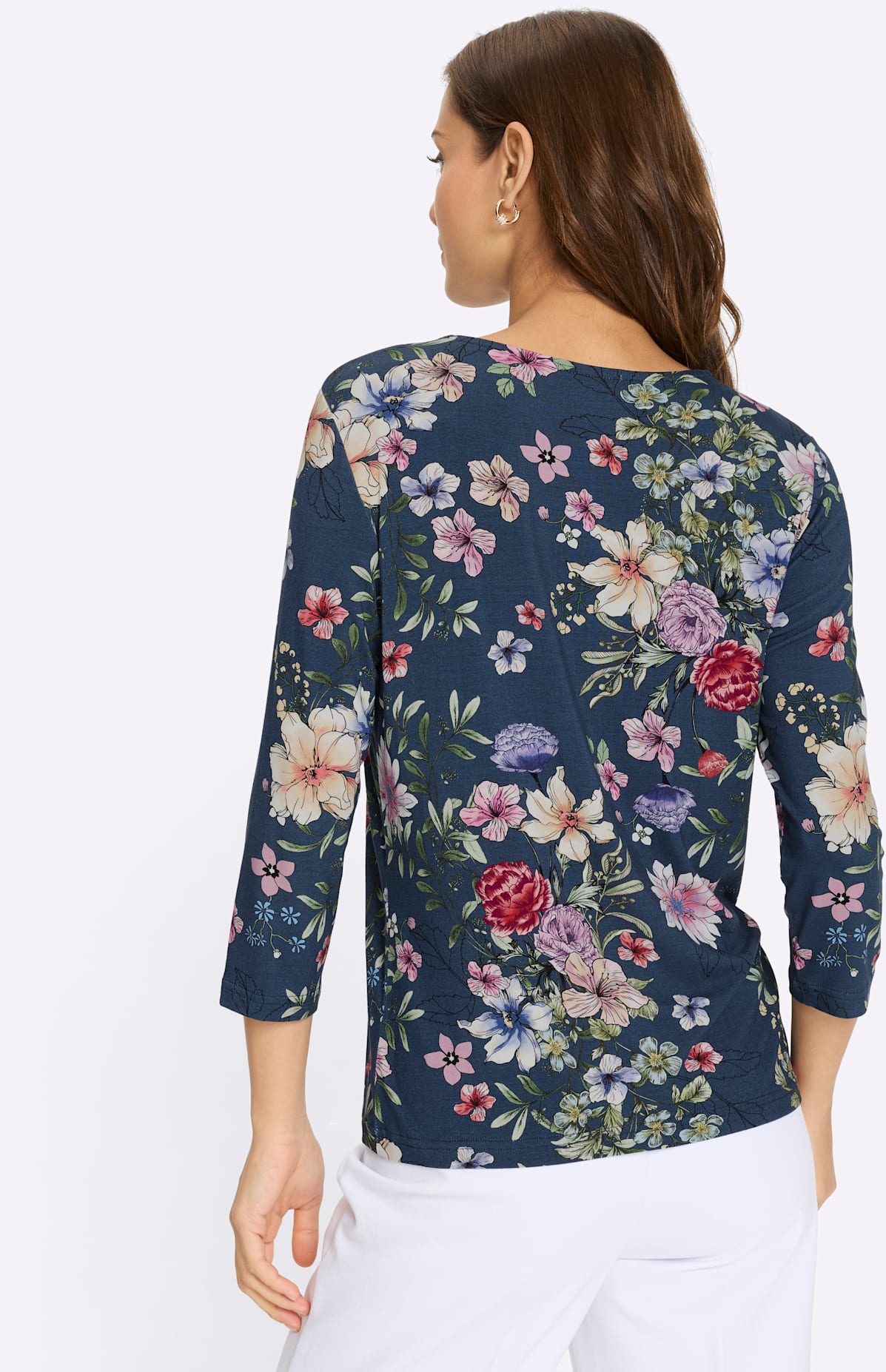 Thumbnail - Lady 3/4-Arm-Shirt "Rundhals-Shirt" 1 tlg.