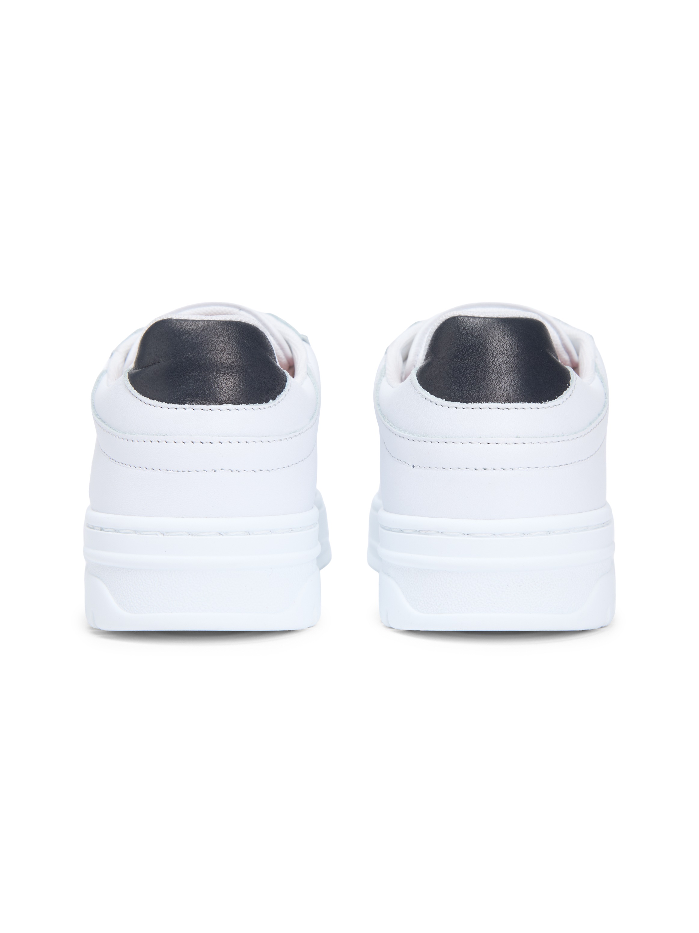 Tommy Hilfiger TH Sporty Cupsole Corp Platform Sneaker White Size 40 2