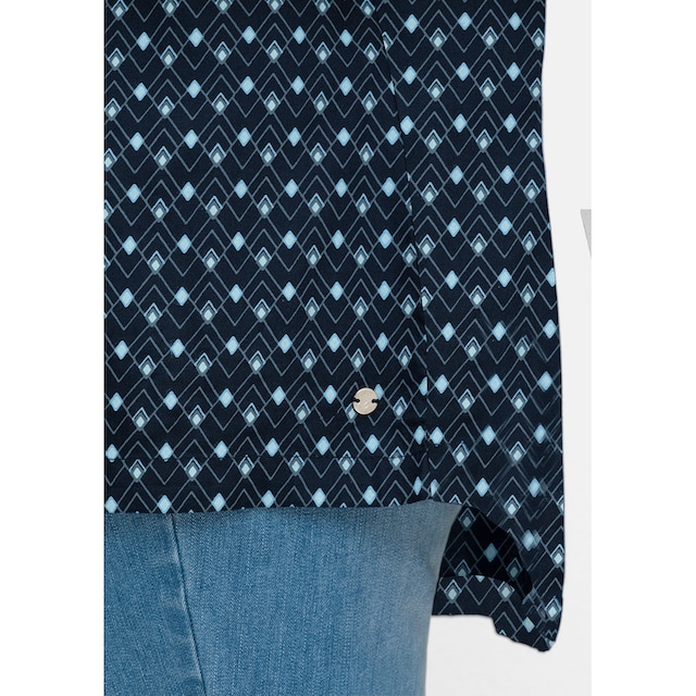 Sheego Tunika »Große Größen«, mit Minimal-Alloverprint, aus Twill für  bestellen | BAUR