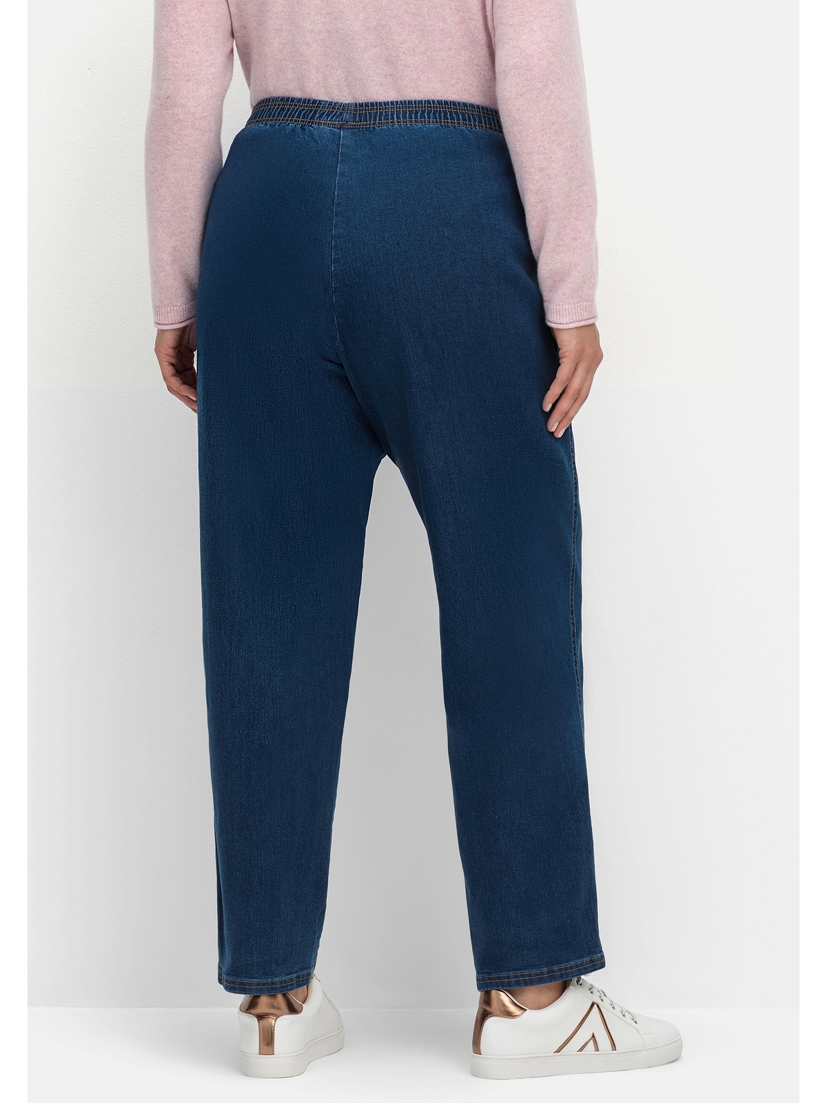 Sheego Stretch-Jeans »Große Größen«, in Karottenform, mit Stretchbund