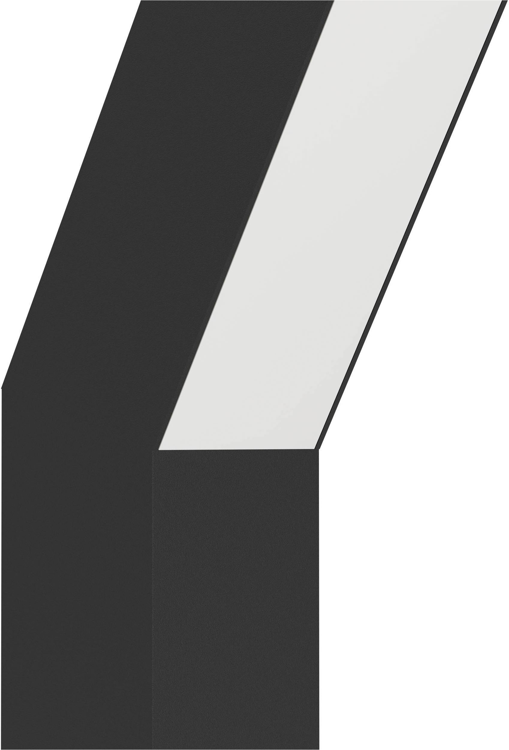 EGLO Stehlampe »Ugento Stehlampe, Außenlampe, Metall und Kunststoff, Wegeleuchte, IP44« LED-Modul 1 Stk. Warmweiß Stehleuchte - L16,5 x B4 x H79 cm - schwarz - 2X4,5W inkl.