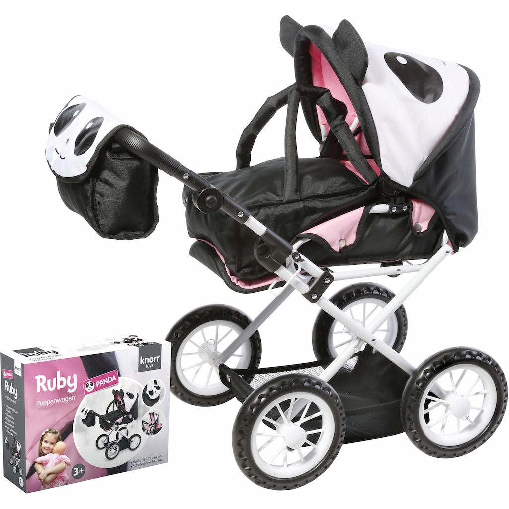 Knorrtoys® Kombi-Puppenwagen »Ruby - Panda«