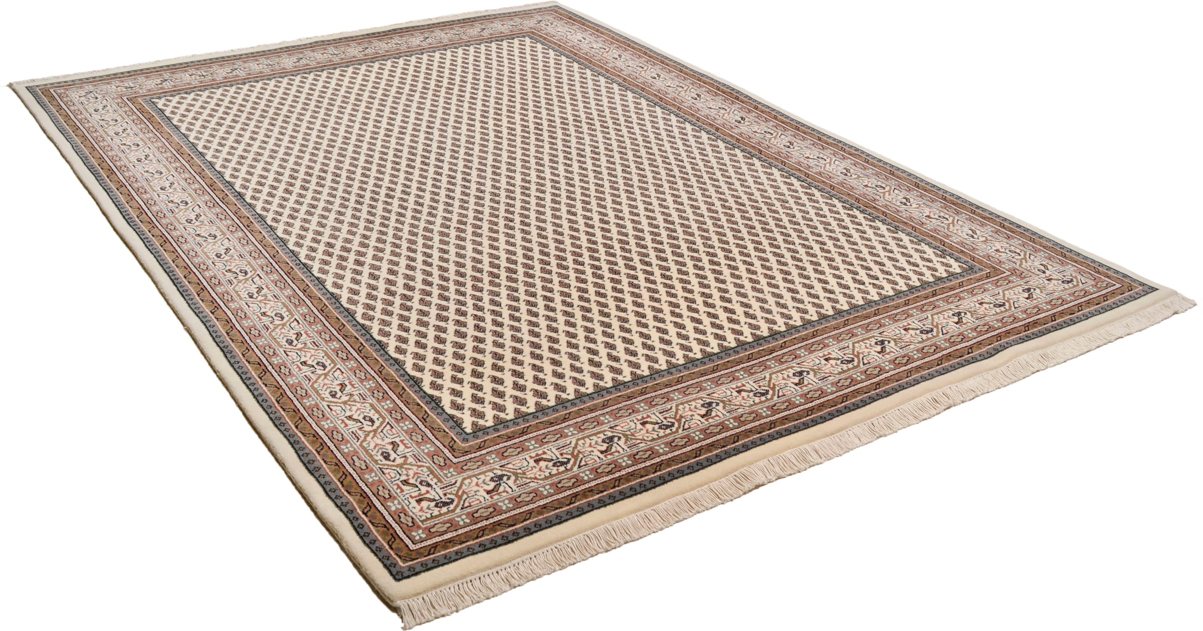 THEKO Orientteppich "Abbas Meraj Mir" rechteckig 12 mm Höhe reine Wolle, ha günstig online kaufen