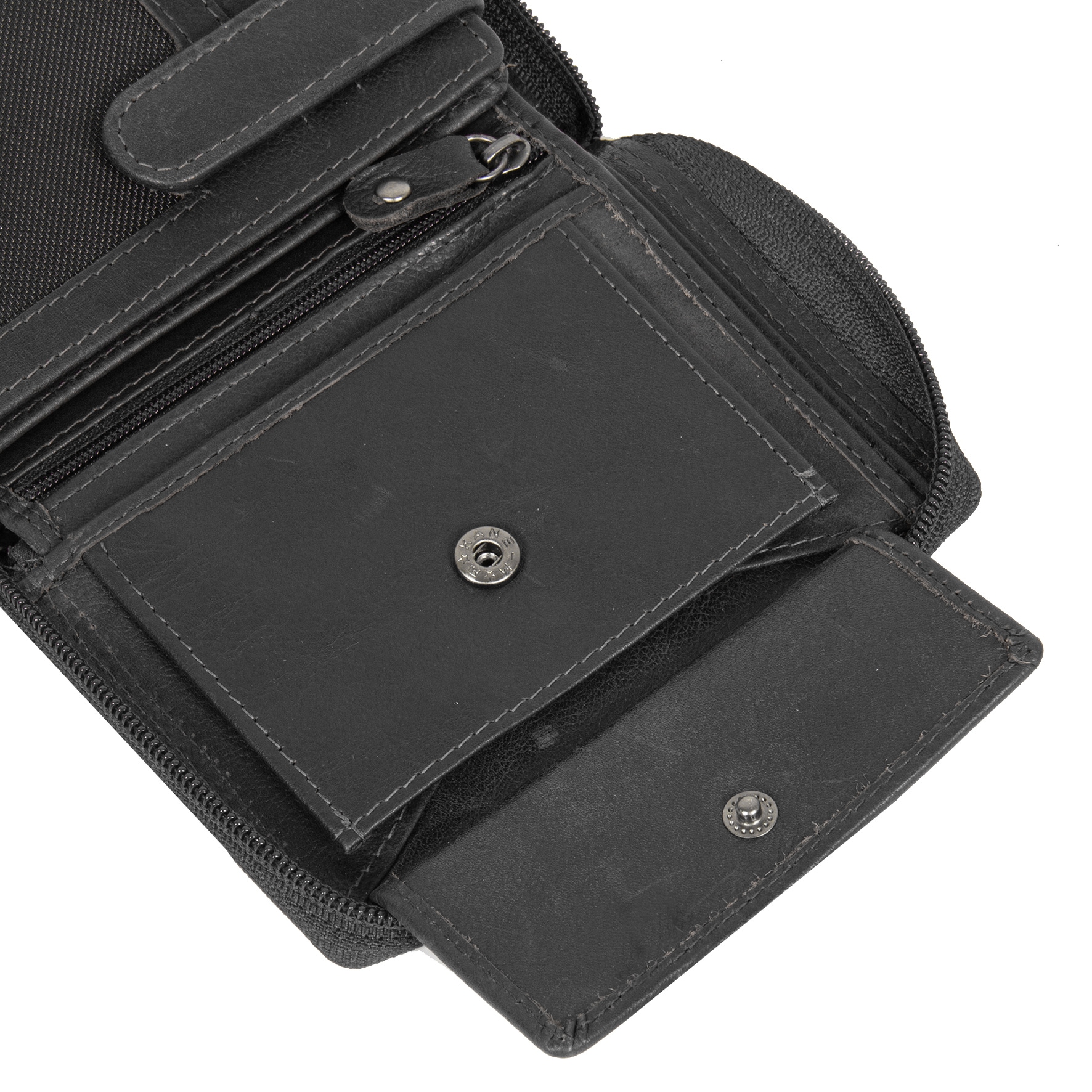 MUSTANG Geldbörse »Udine« , Men Geldbeutel, Portemonnaie mit Logoprägung und Used Look