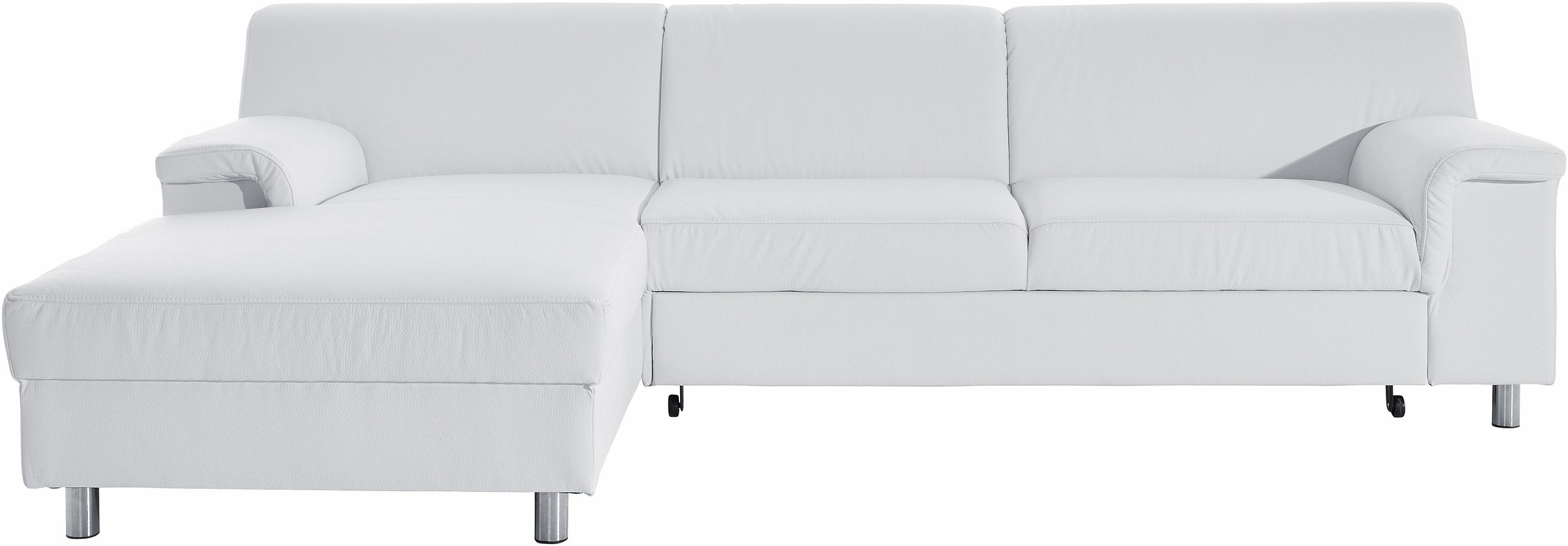 INOSIGN Ecksofa »Jamie, modern und elegant, Fußhöhe 9cm, L-Form,«, wahlweise mit Bettfunktion