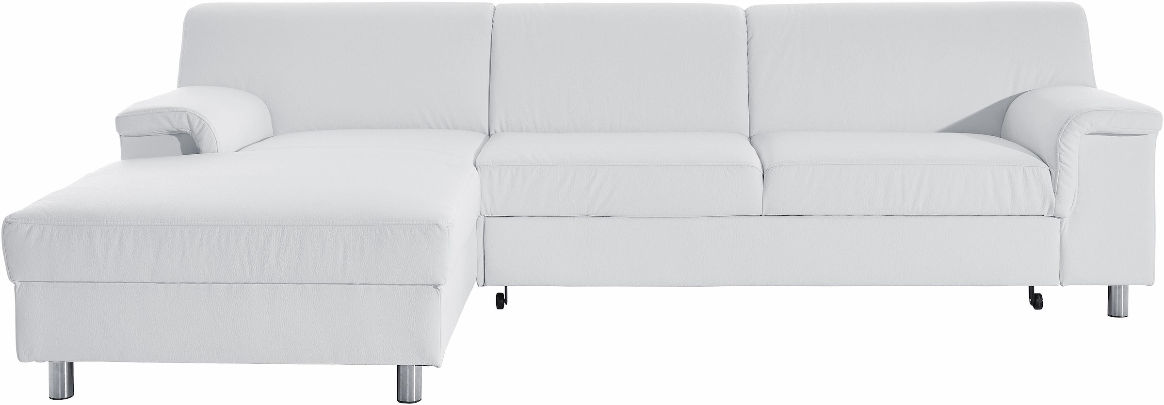 INOSIGN Ecksofa "Jamie, modern und elegant, Fußhöhe 9cm, L-Form,", wahlweis günstig online kaufen