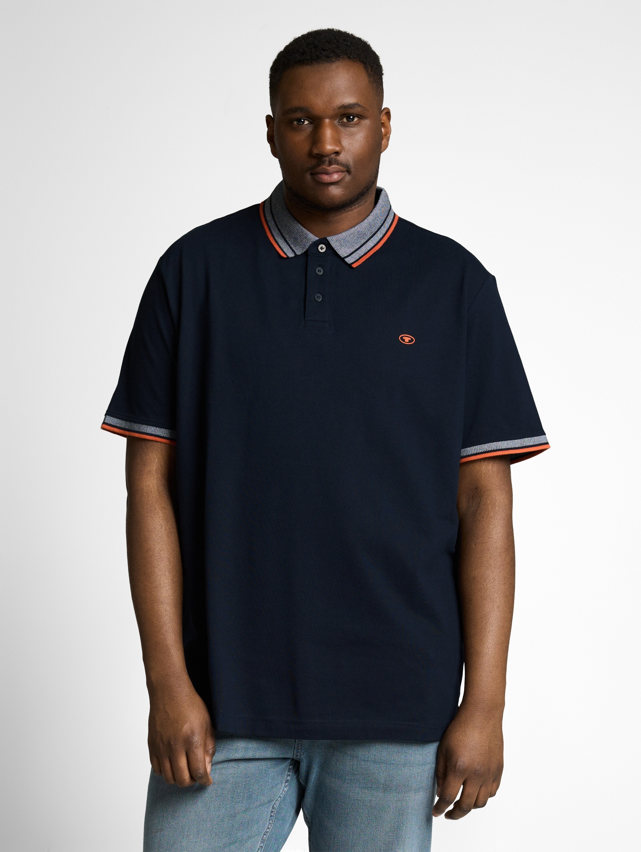 TOM TAILOR PLUS Poloshirt mit Logo Print günstig online kaufen