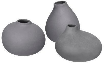 BLOMUS Dekovase "NONA, aus Porzellan, unglasiert", (Set, 3 St.), Vase in 3 günstig online kaufen