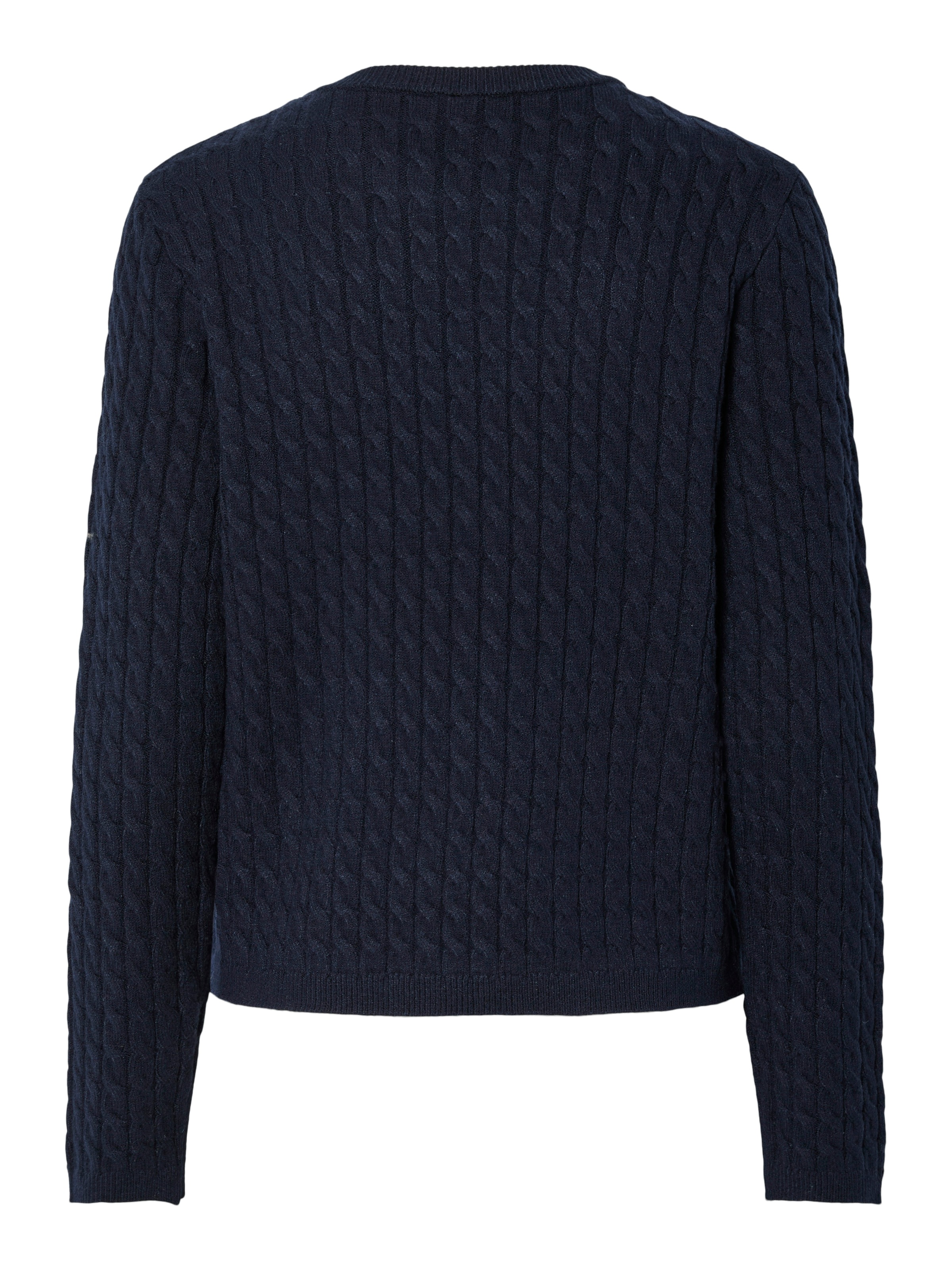 pieces Strickpullover »PCFIA LS CABLE KNIT NOOS BC«