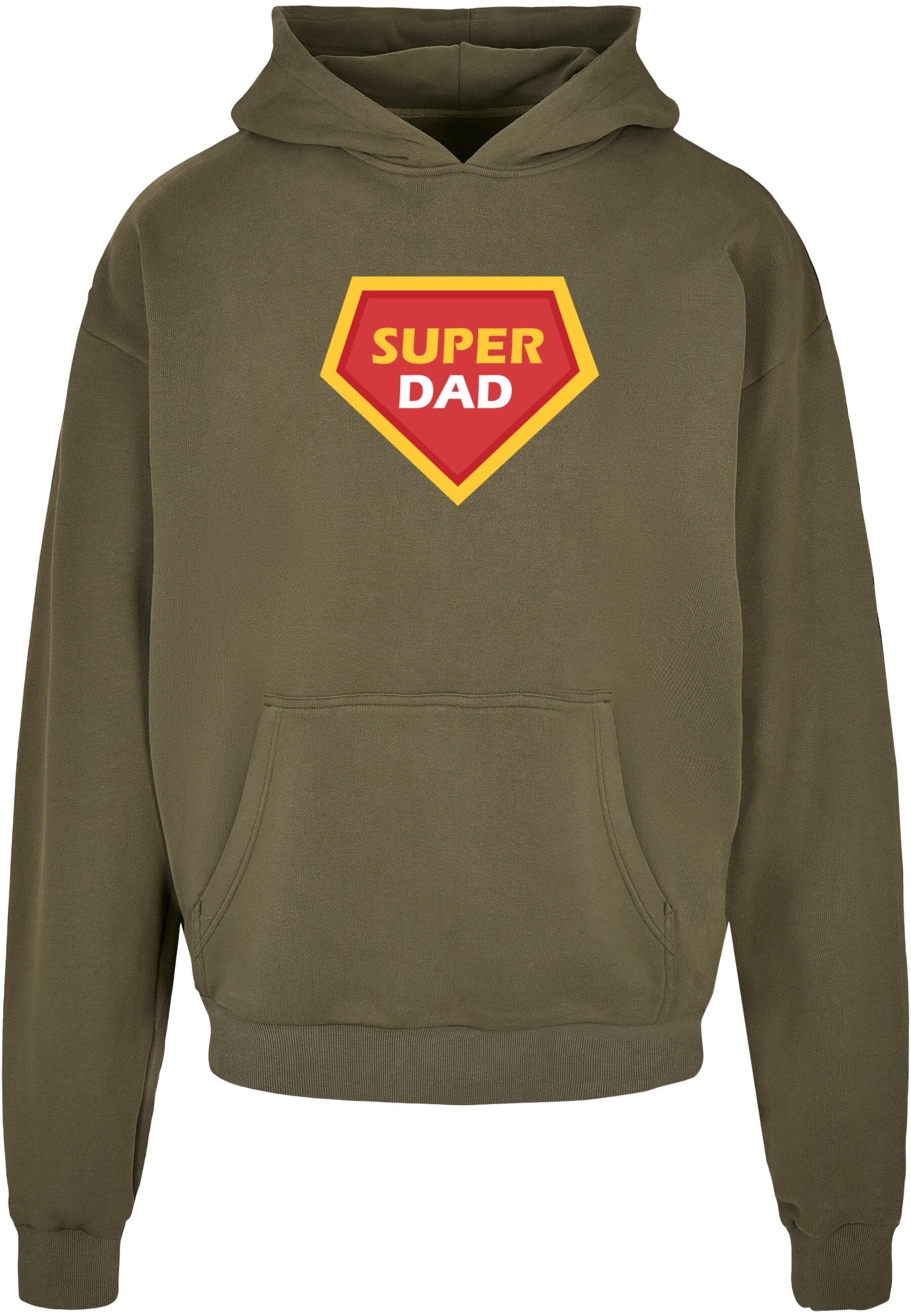 Merchcode Kapuzensweatshirt »Merchcode Herren Fathers Day - Super dad Ultra Heavy Hoody«, (1 tlg.)