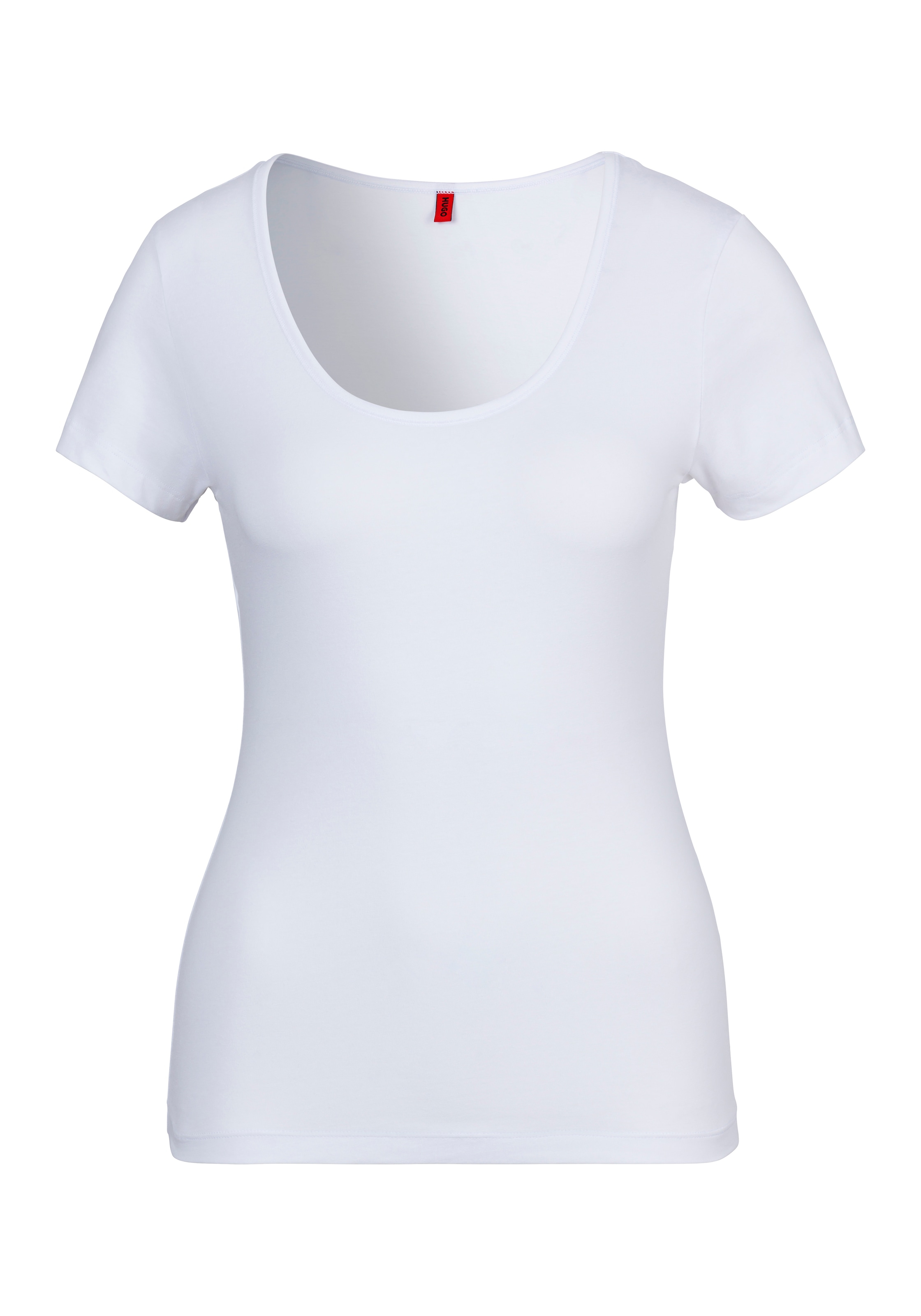HUGO Underwear T-Shirt »TWIN«, (Packung, 2 tlg., 2er-Pack), mit vertikalem Logodruck