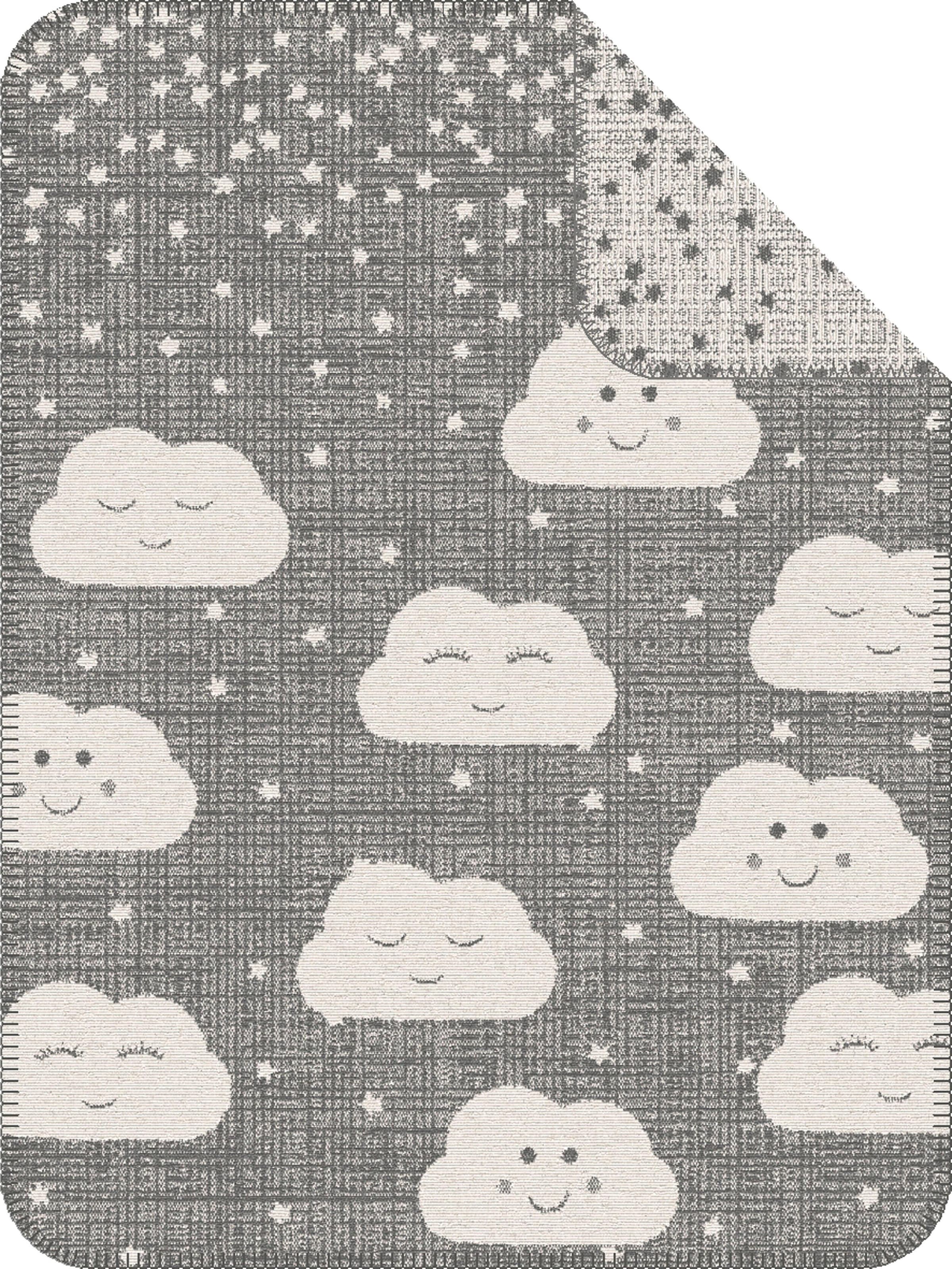 s.Oliver Kinderdecke »Clouds«, mit Wolken und Sternen, Kuscheldecke