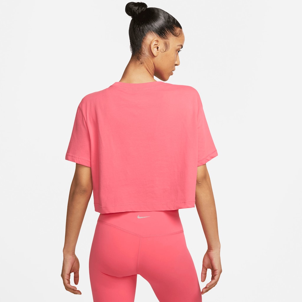 Nike Trainingsshirt »Dri-FIT Women's Short-Sleeved Cropped Yoga Tee«