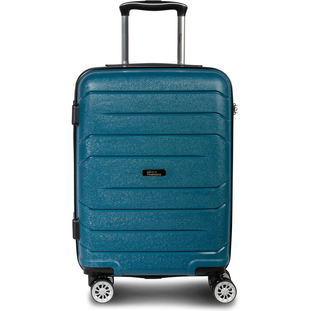 fabrizio® Trolleyset »Alpha, blau«, (3 tlg.)