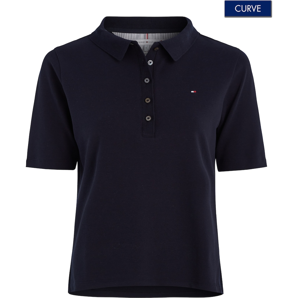 Tommy Hilfiger Curve Poloshirt »CRV 1985 REG PIQUE POLO SS«, in großen Größen