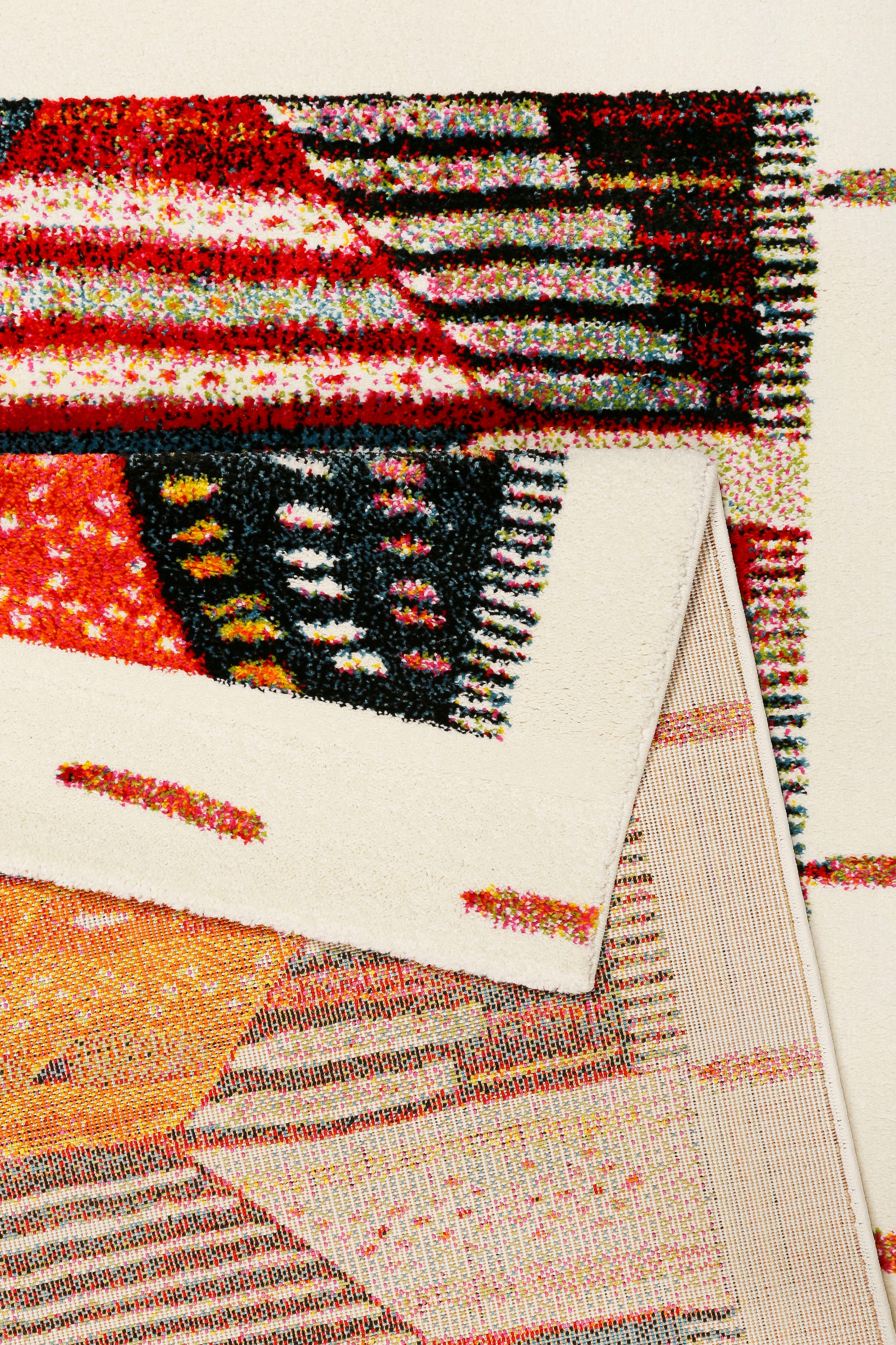 Wecon Home Modern Berber Rug Multicolor 160x225 cm 2