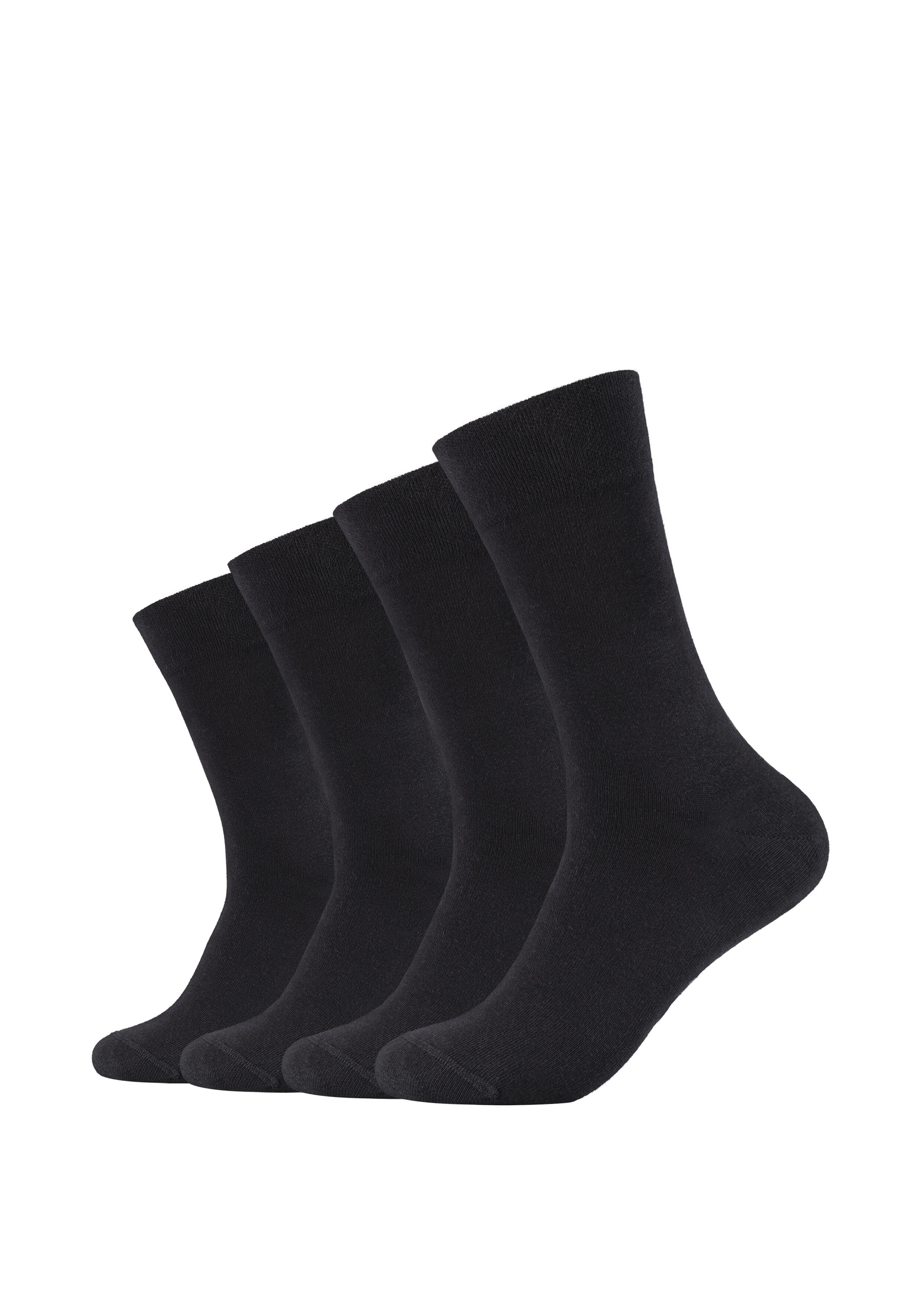 Camano Socken, (4er Pack), mit atmungsaktiver Baumwolle