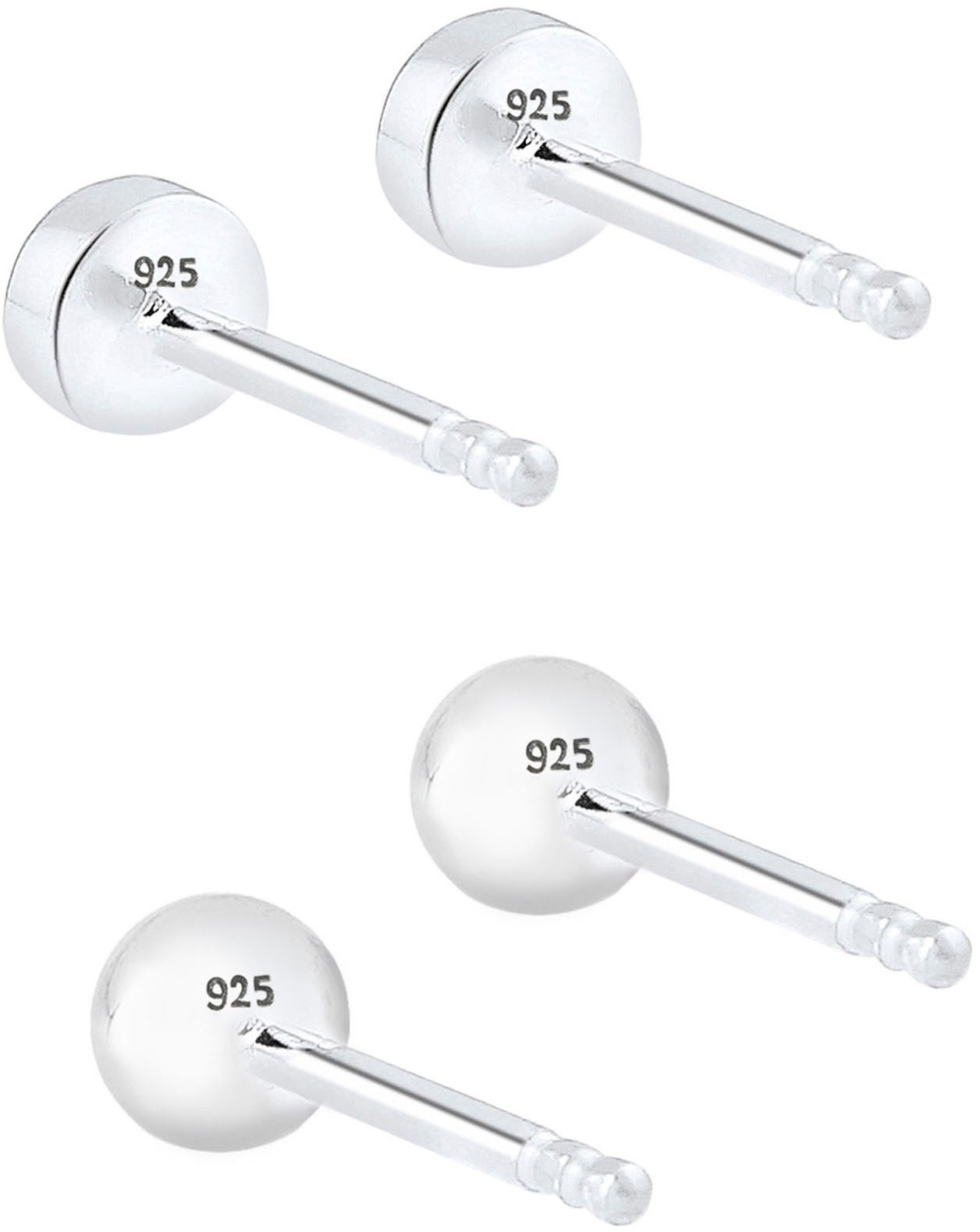 Elli Ohrstecker-Set »Schmuck Geschenk Silber 925 Ohrringe, 0306622717«, (Set, 4 tlg.), mit Howlith