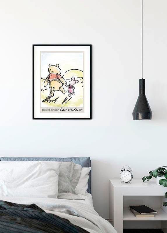 Komar Poster »Winnie Pooh Today«, Disney, (1 St.), Kinderzimmer,  Schlafzimmer, Wohnzimmer | BAUR