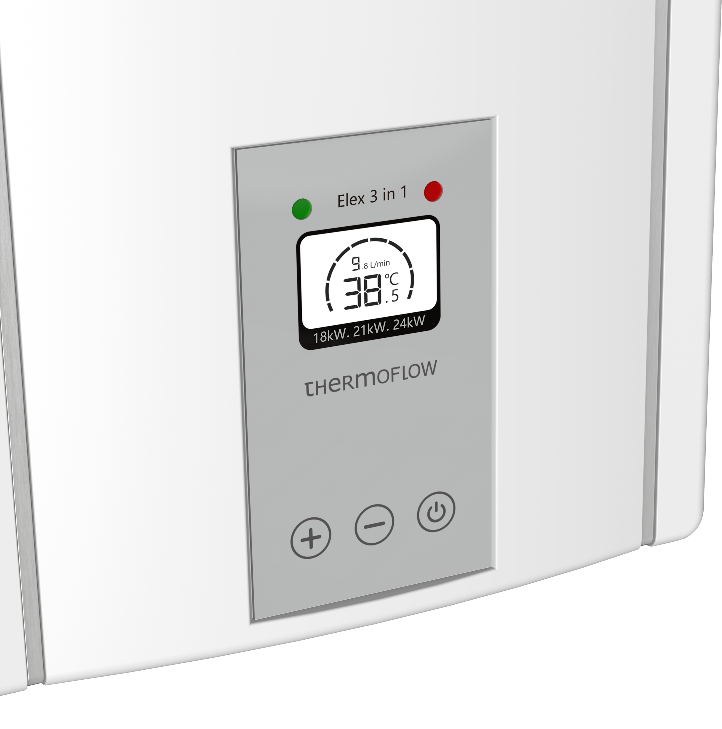 Thermoflow Durchlauferhitzer »Thermoflow Elex 3 in 1«, Für Nennleistung: 18 / 21 / 24 kW geeignet