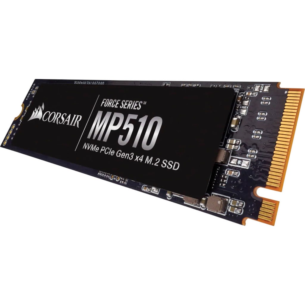 Corsair interne SSD »Force Series MP510 4TB NVMe PCIe Gen3 x4 M.2-SSD«, Anschluss M.2 PCIe 3.0