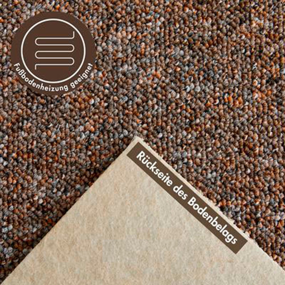 Andiamo Teppichboden »Carlos, Feinschlinge, Made in Netherlands«, rechteckig, 6,5 mm Höhe, melierte Optik, Breite 400 cm oder 500 cm, strapazierfähig