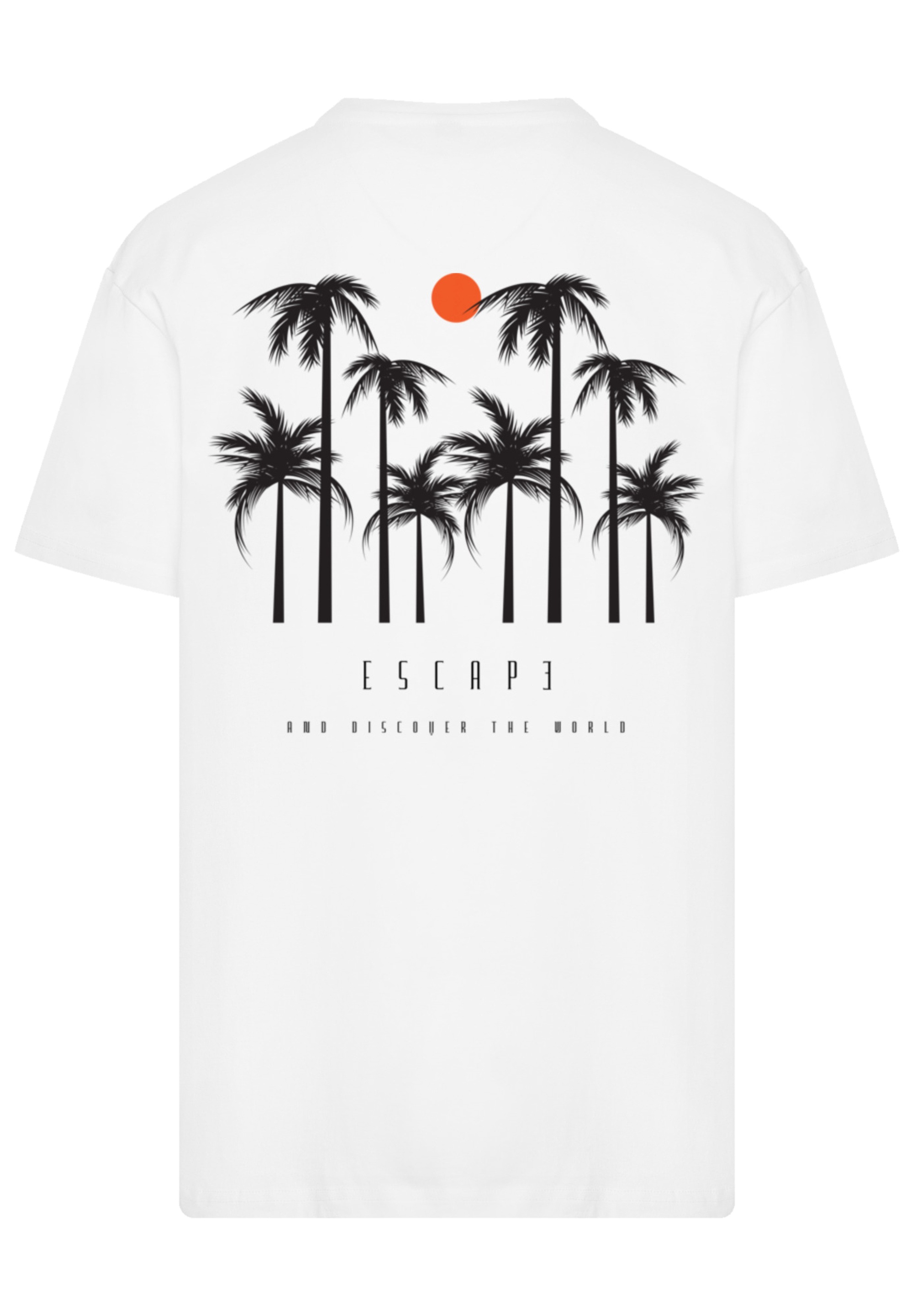 F4NT4STIC T-Shirt »Oversize Escape Discover the World Palm Trees«, Discover the World

