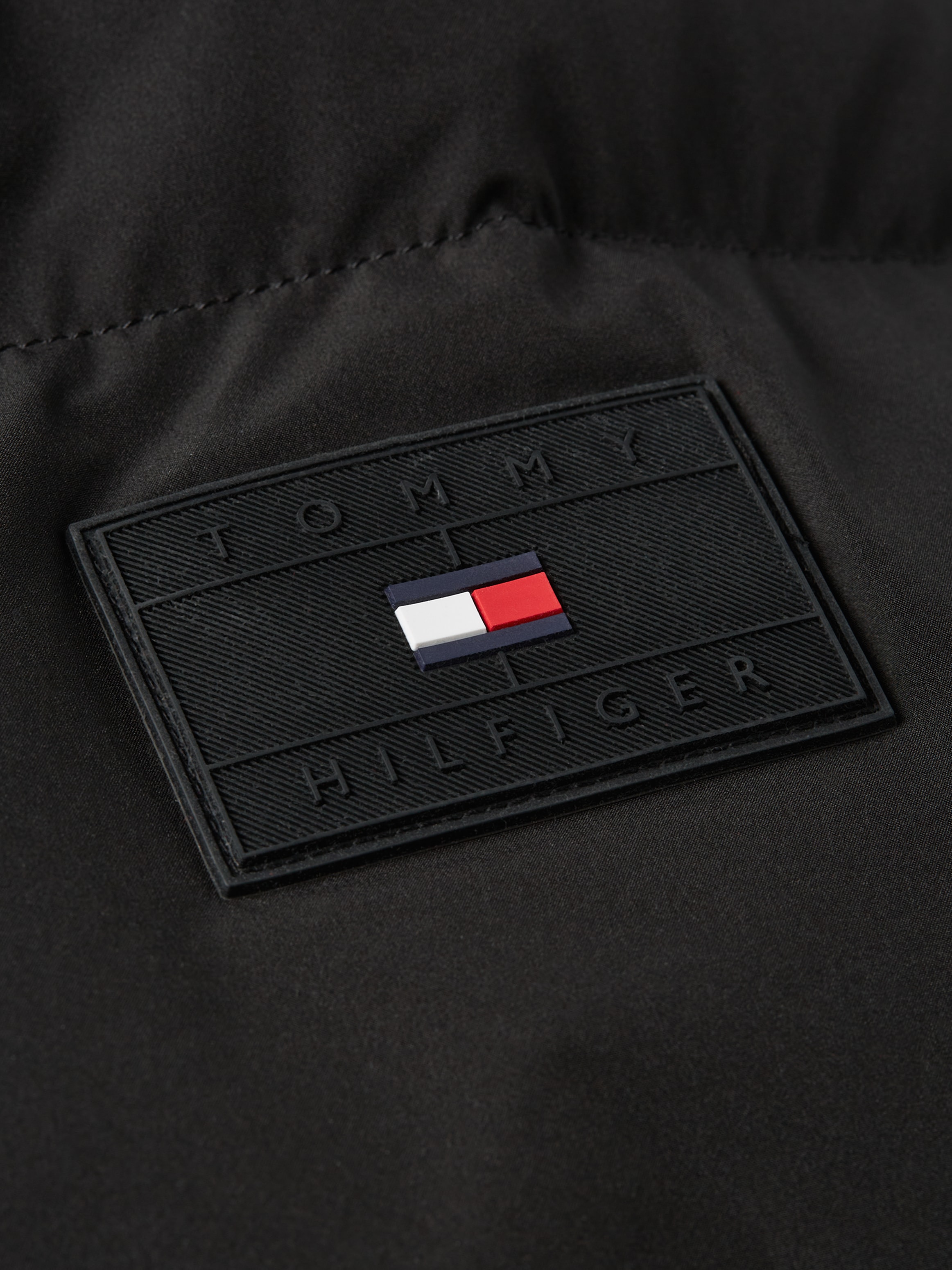 Tommy Hilfiger Steppjacke »DOWN PUFFER JACKET«, ohne Kapuze