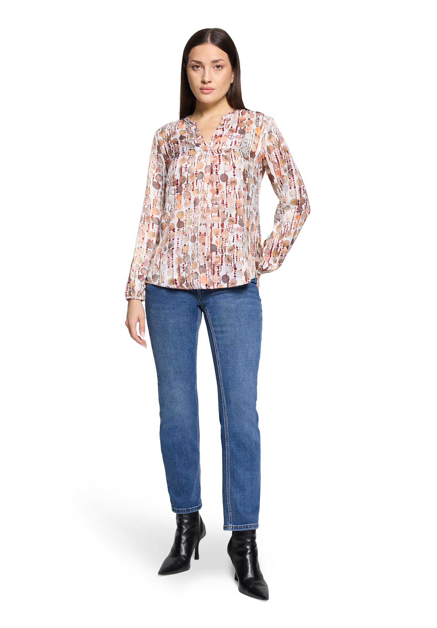 Cartoon Shirtbluse »Damen Blusenshirt mit Muster«