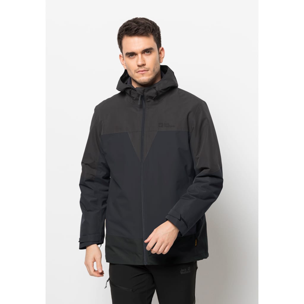 Jack Wolfskin 3-in-1-Funktionsjacke »DNA TUNDRA 3IN1 JKT M«, (2 teilig), mit Kapuze